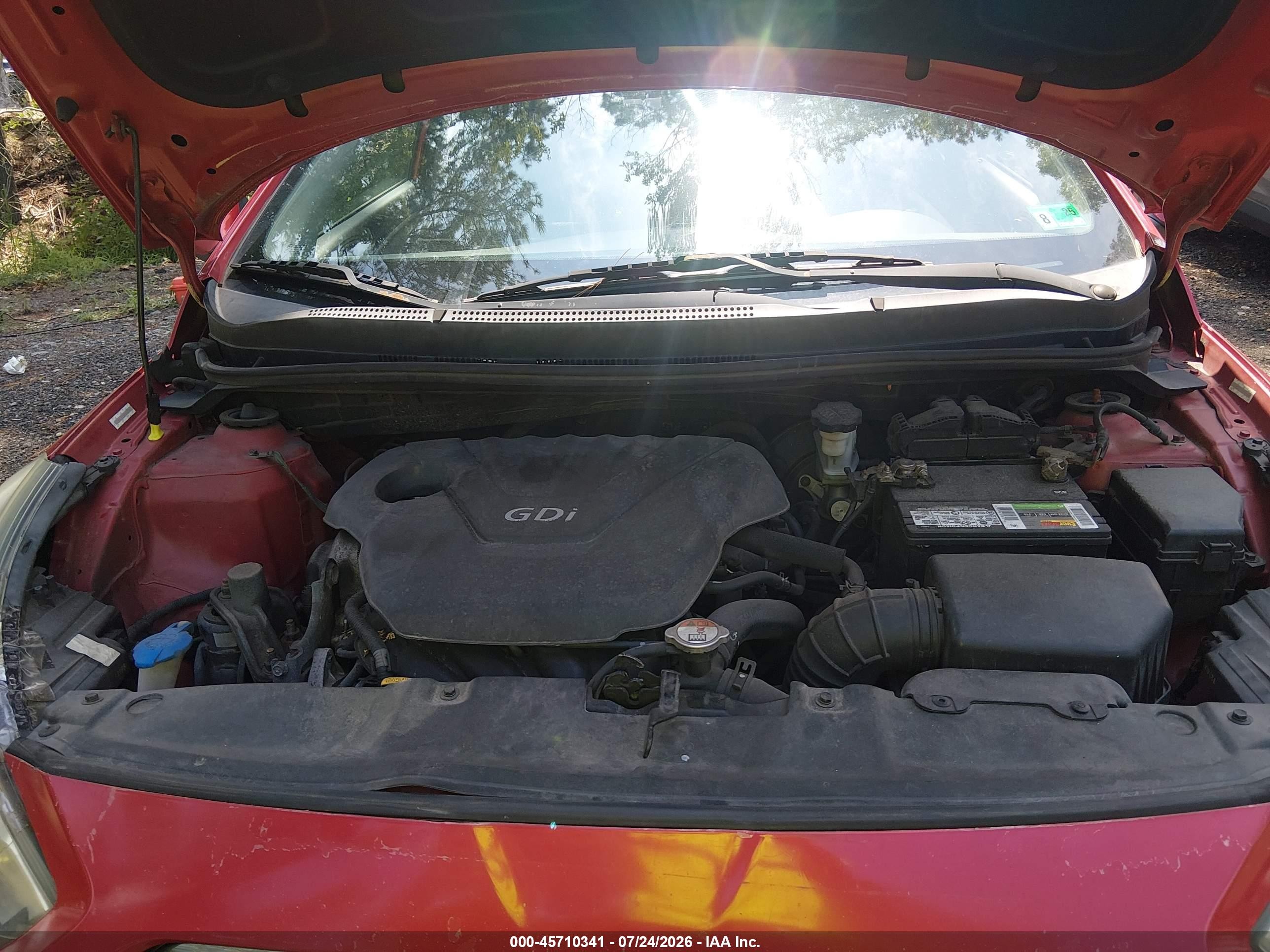2012 Hyundai Accent Gls Red vin: KMHCT4AE4CU206937