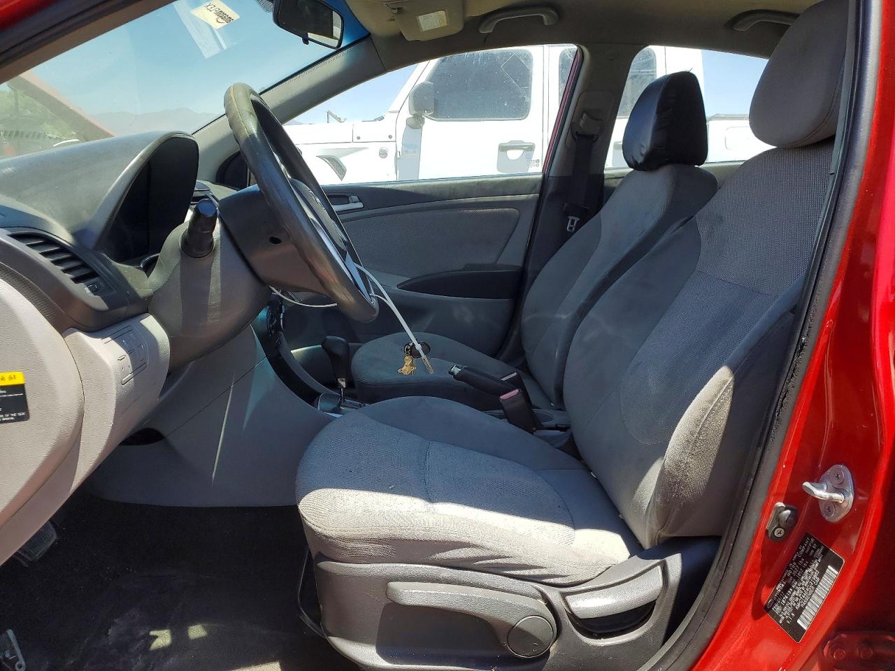 2012 Hyundai Accent Gls Red vin: KMHCT4AE4CU219803