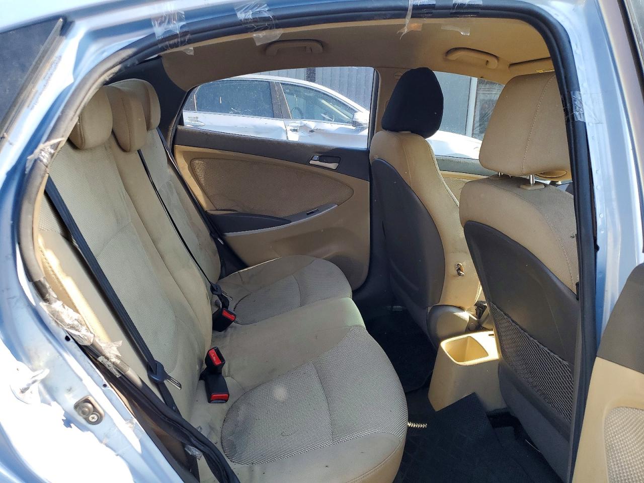2012 Hyundai Accent Gls Blue vin: KMHCT4AE4CU254616
