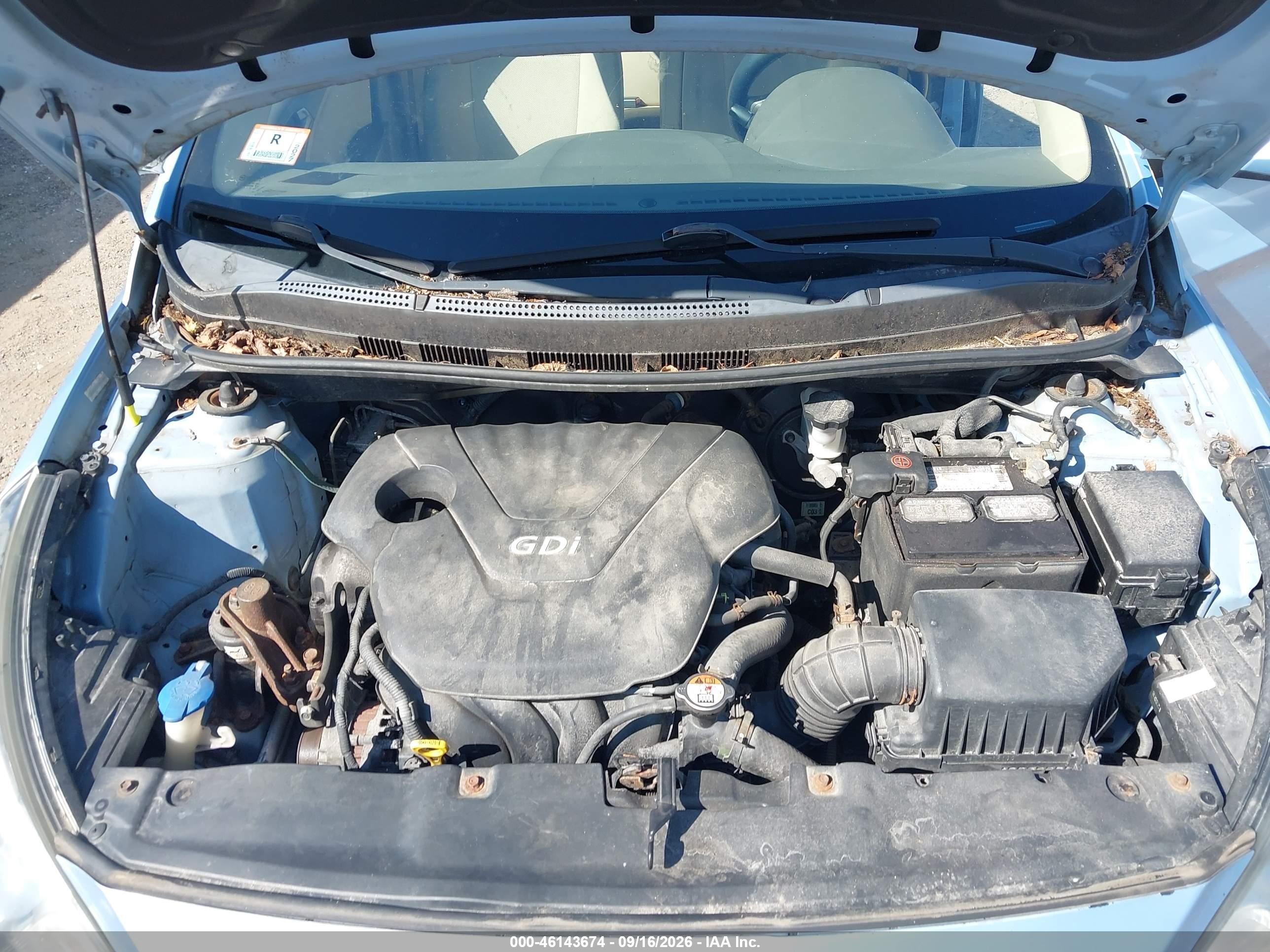 2012 Hyundai Accent Gls Blue vin: KMHCT4AE4CU258438