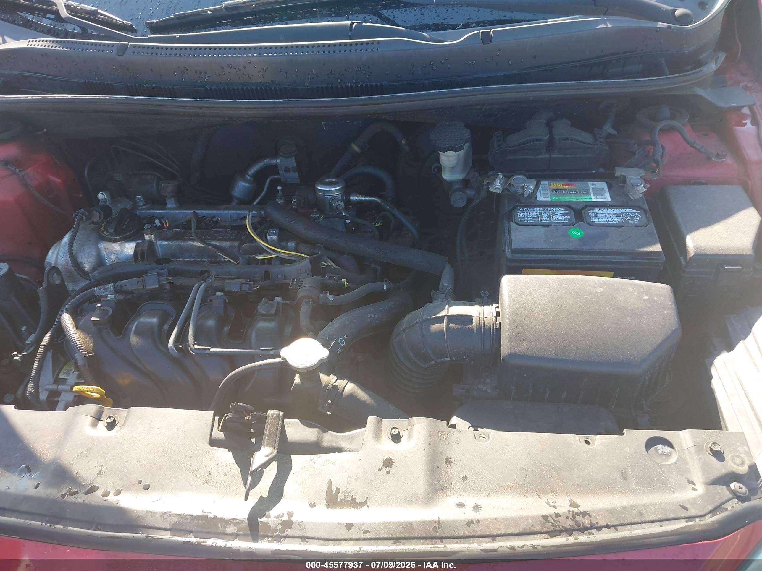 2013 Hyundai Accent Gls Red vin: KMHCT4AE4DU349338