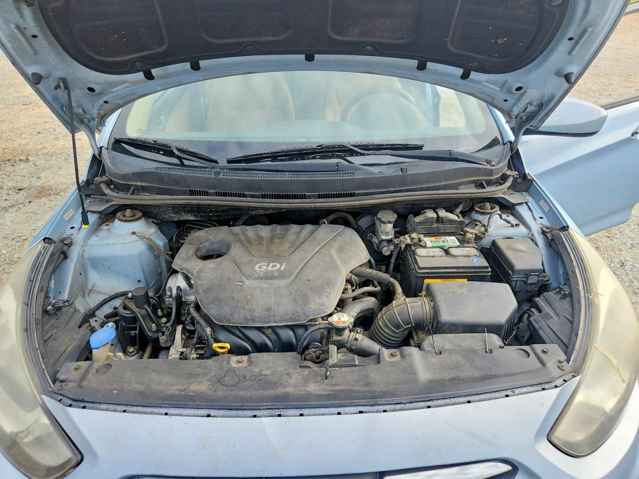 2013 Hyundai Accent Gls Blue vin: KMHCT4AE4DU446426