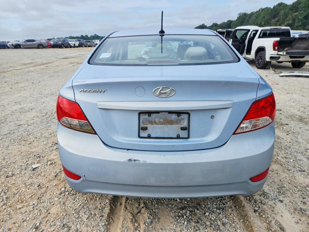 2013 Hyundai Accent Gls Blue vin: KMHCT4AE4DU446426