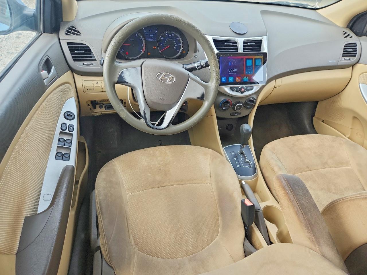 2013 Hyundai Accent Gls Blue vin: KMHCT4AE4DU446426