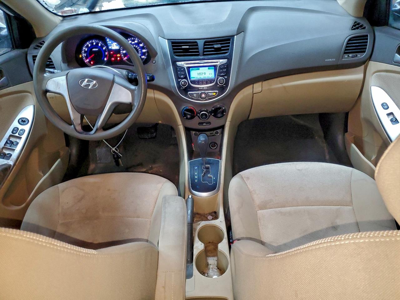 2013 Hyundai Accent Gls White vin: KMHCT4AE4DU452937