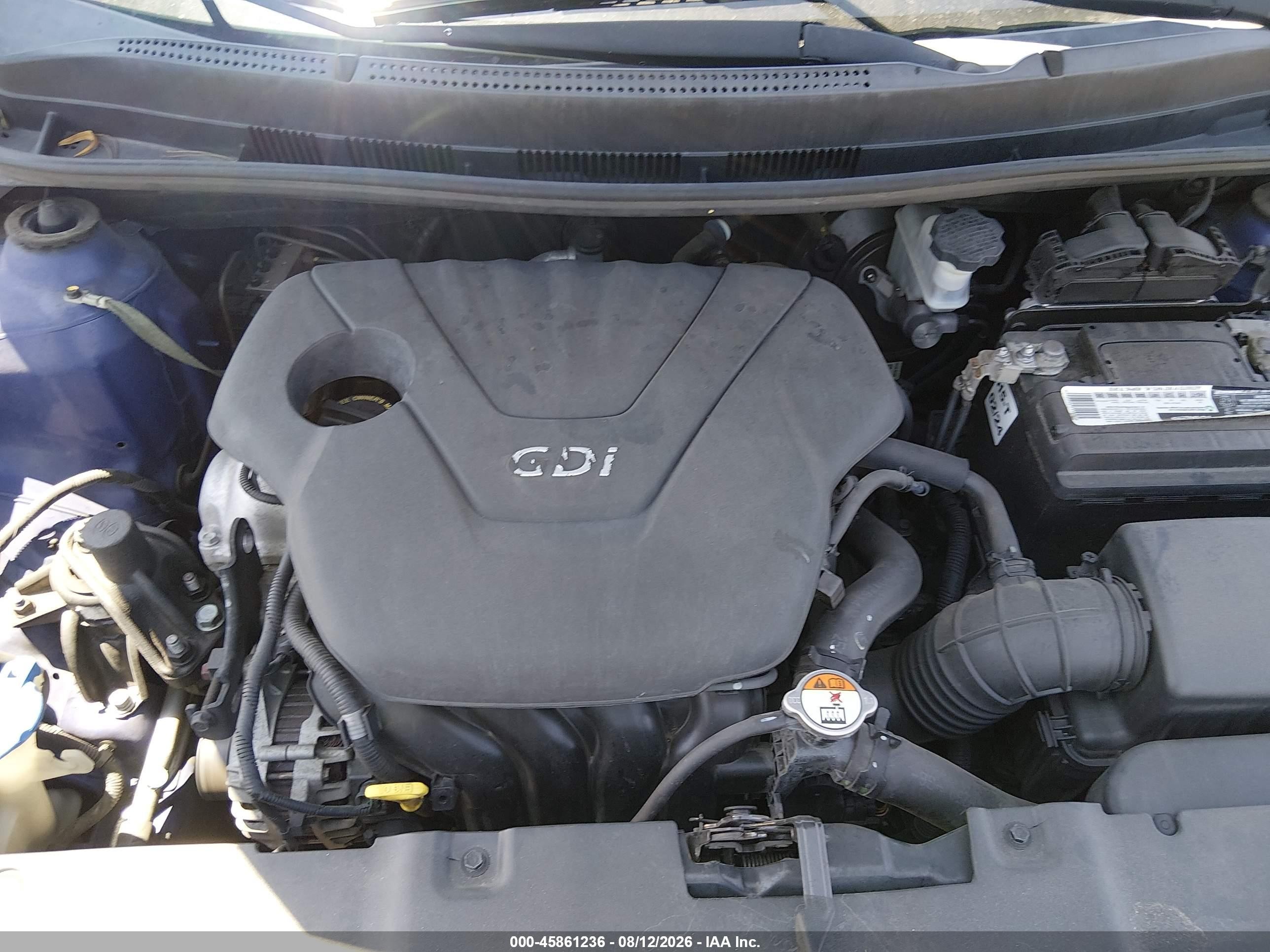 2013 Hyundai Accent Gls Blue vin: KMHCT4AE4DU459970