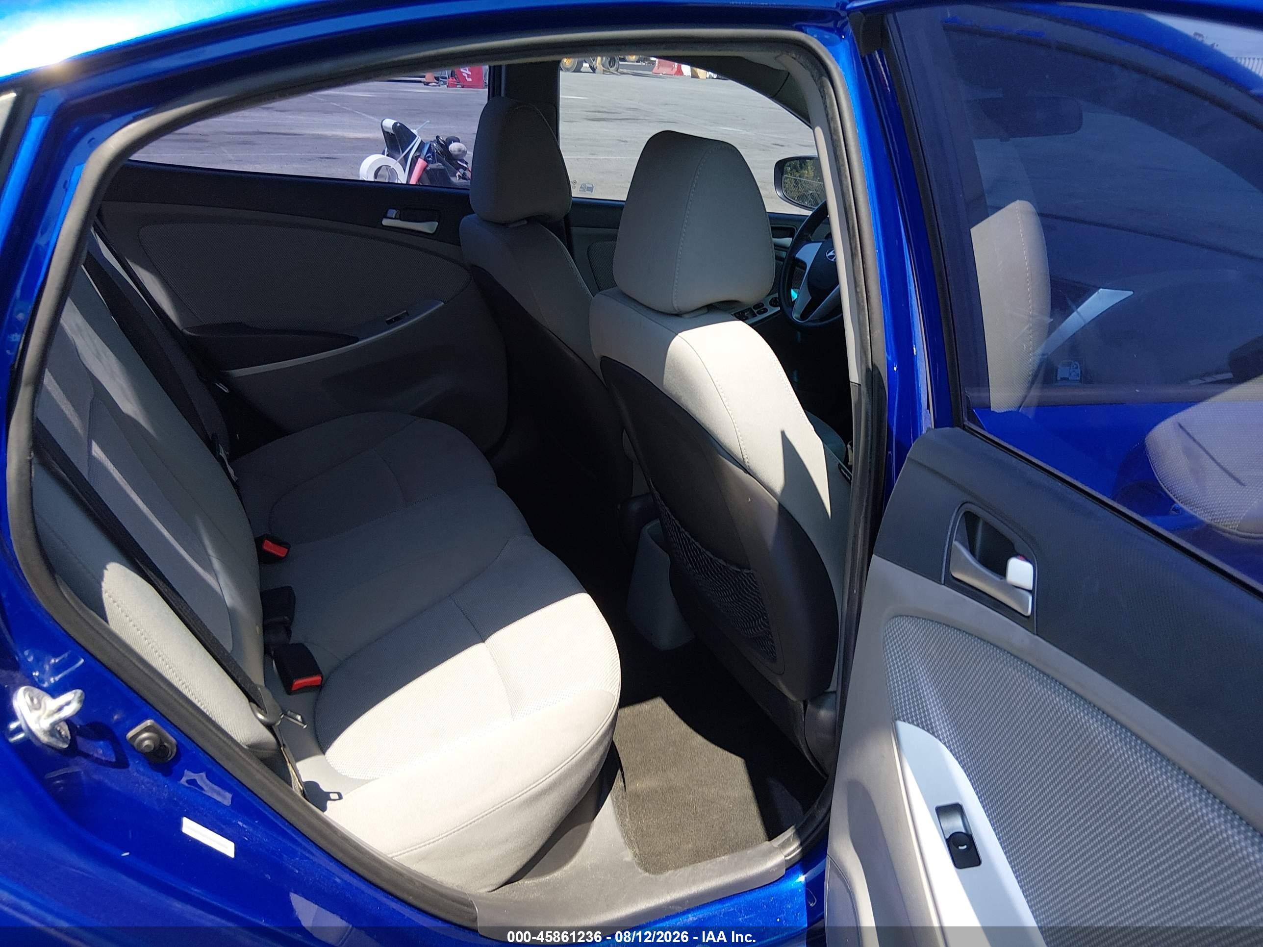 2013 Hyundai Accent Gls Blue vin: KMHCT4AE4DU459970