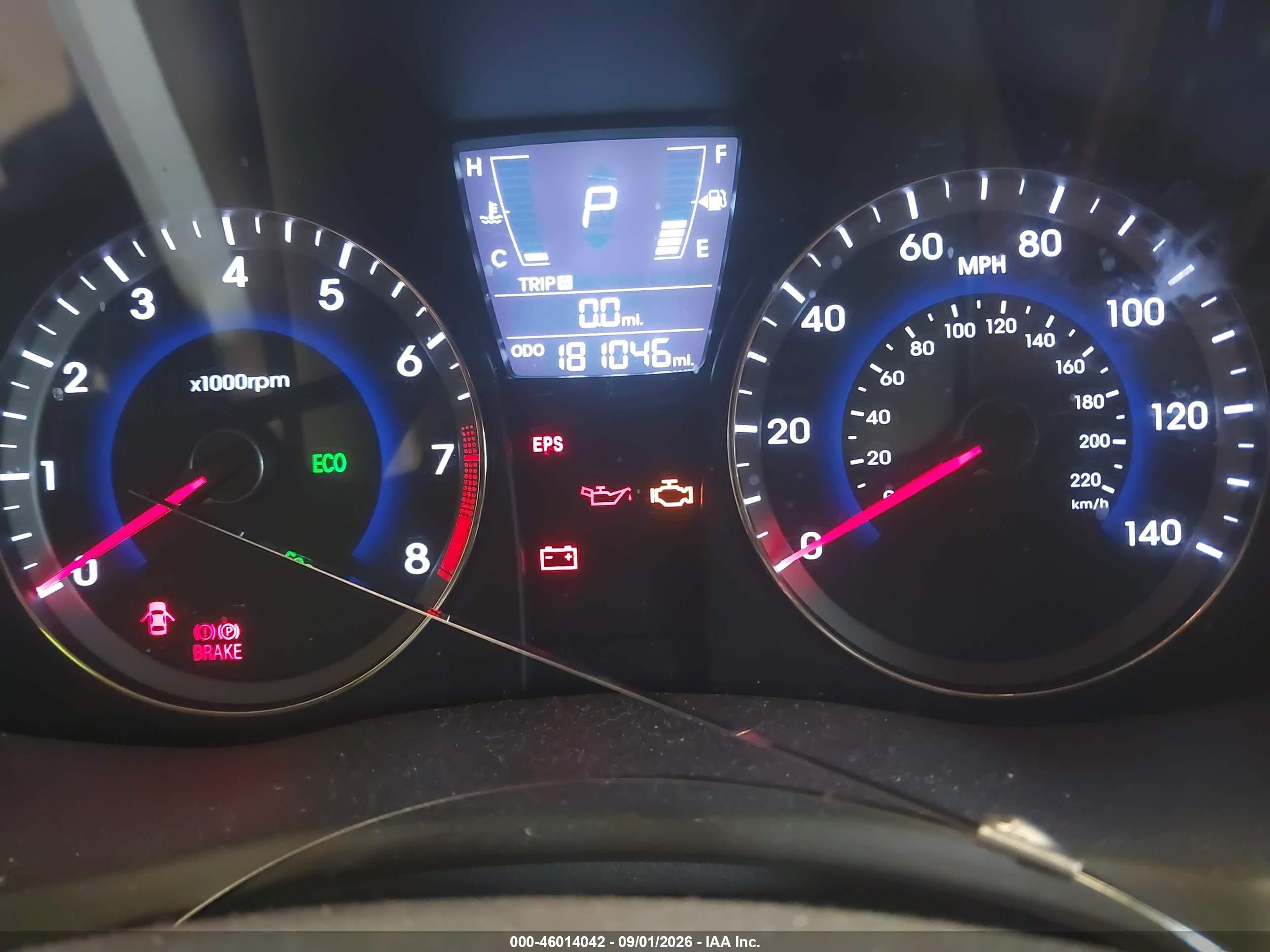 2013 Hyundai Accent Gls Light Blue vin: KMHCT4AE4DU488658