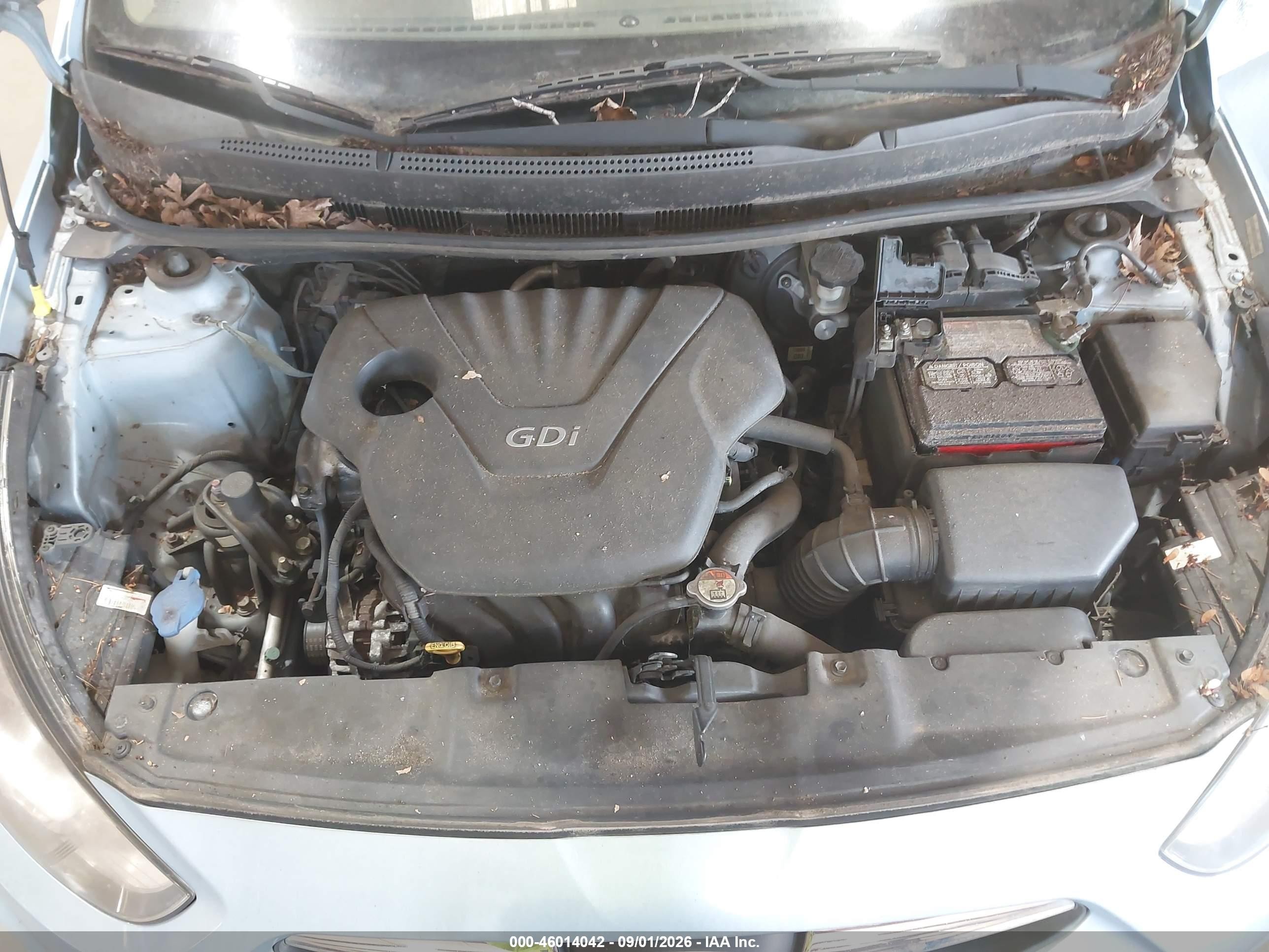 2013 Hyundai Accent Gls Light Blue vin: KMHCT4AE4DU488658
