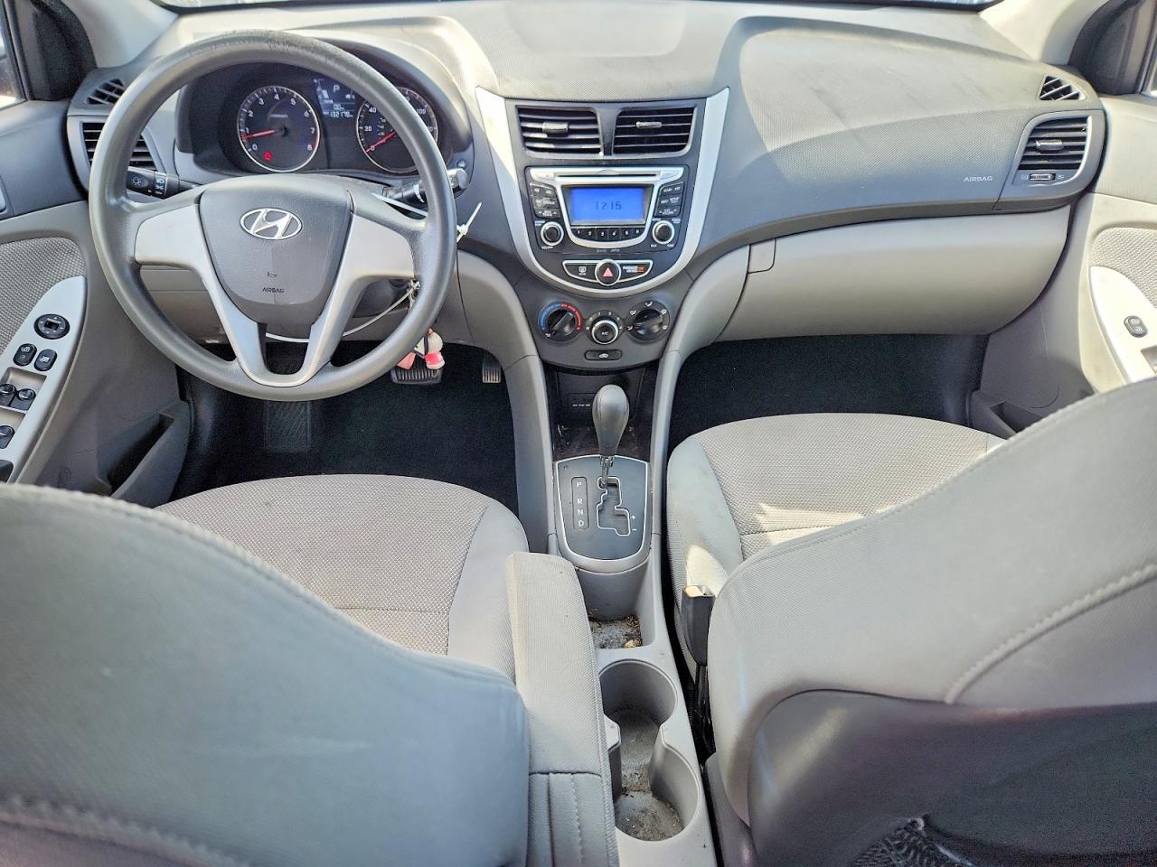 2013 Hyundai Accent Gls Silver vin: KMHCT4AE4DU562418