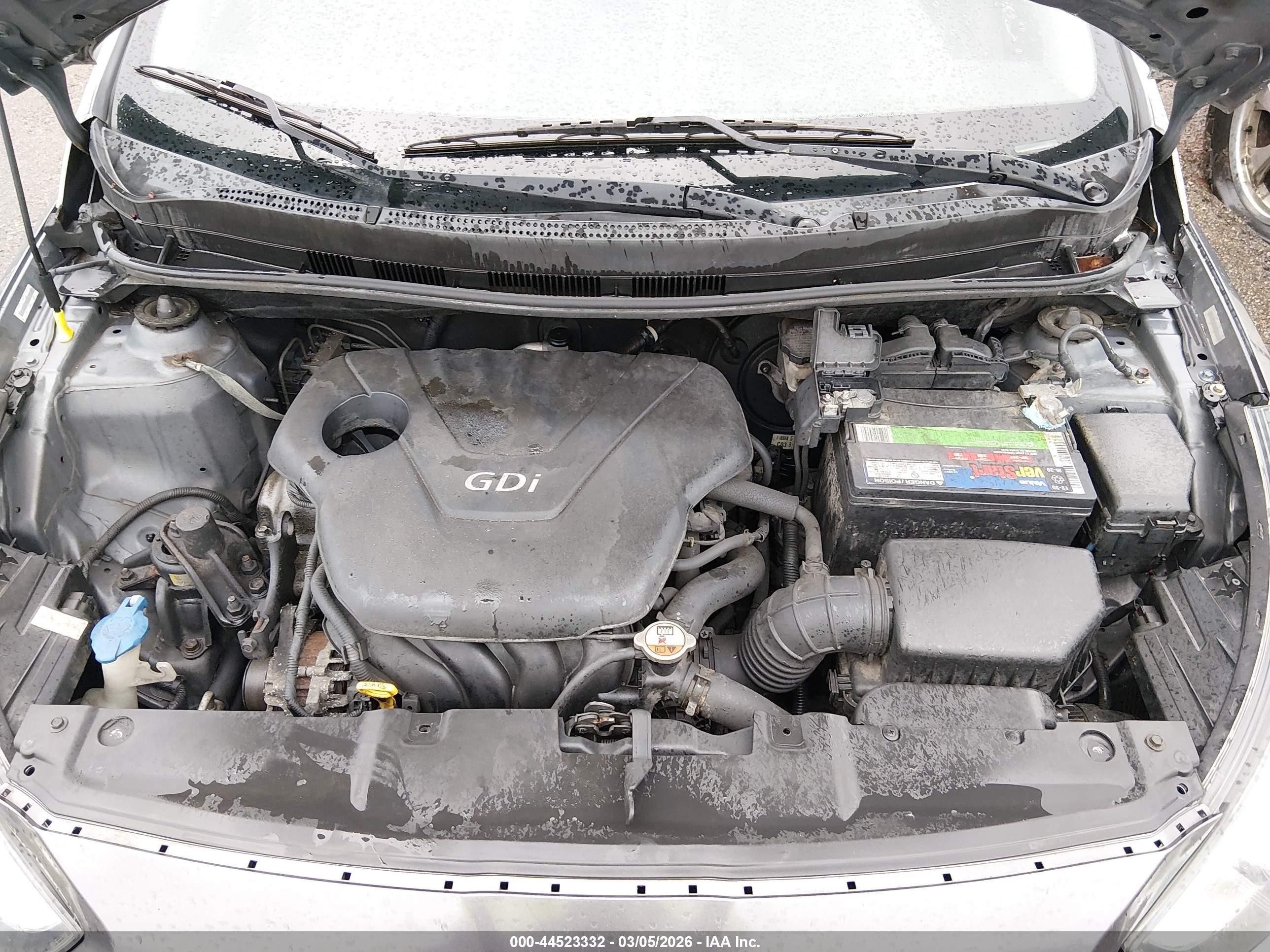 2014 Hyundai Accent Gls Серый vin: KMHCT4AE4EU630329