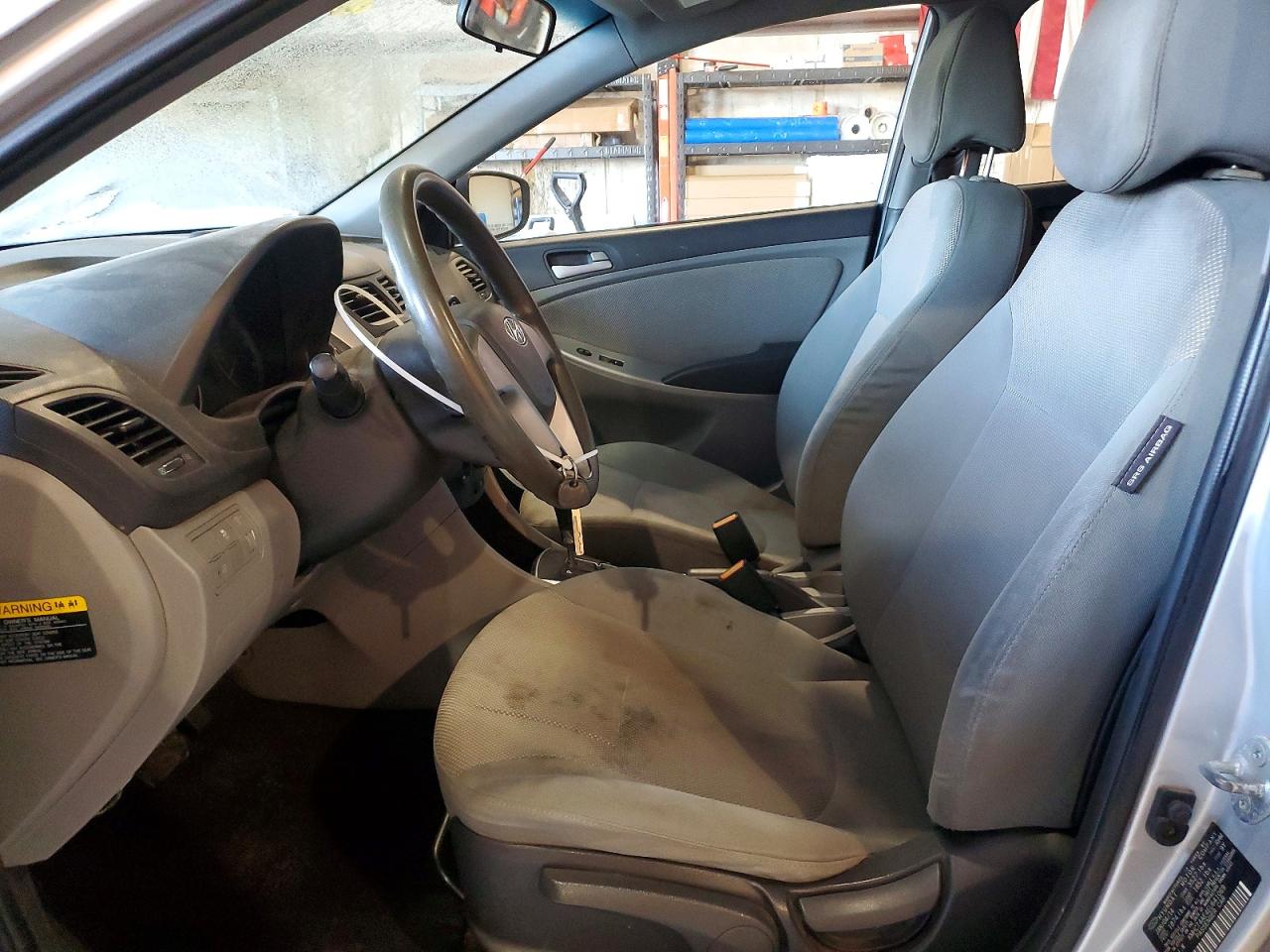 2014 Hyundai Accent Gls Silver vin: KMHCT4AE4EU641069
