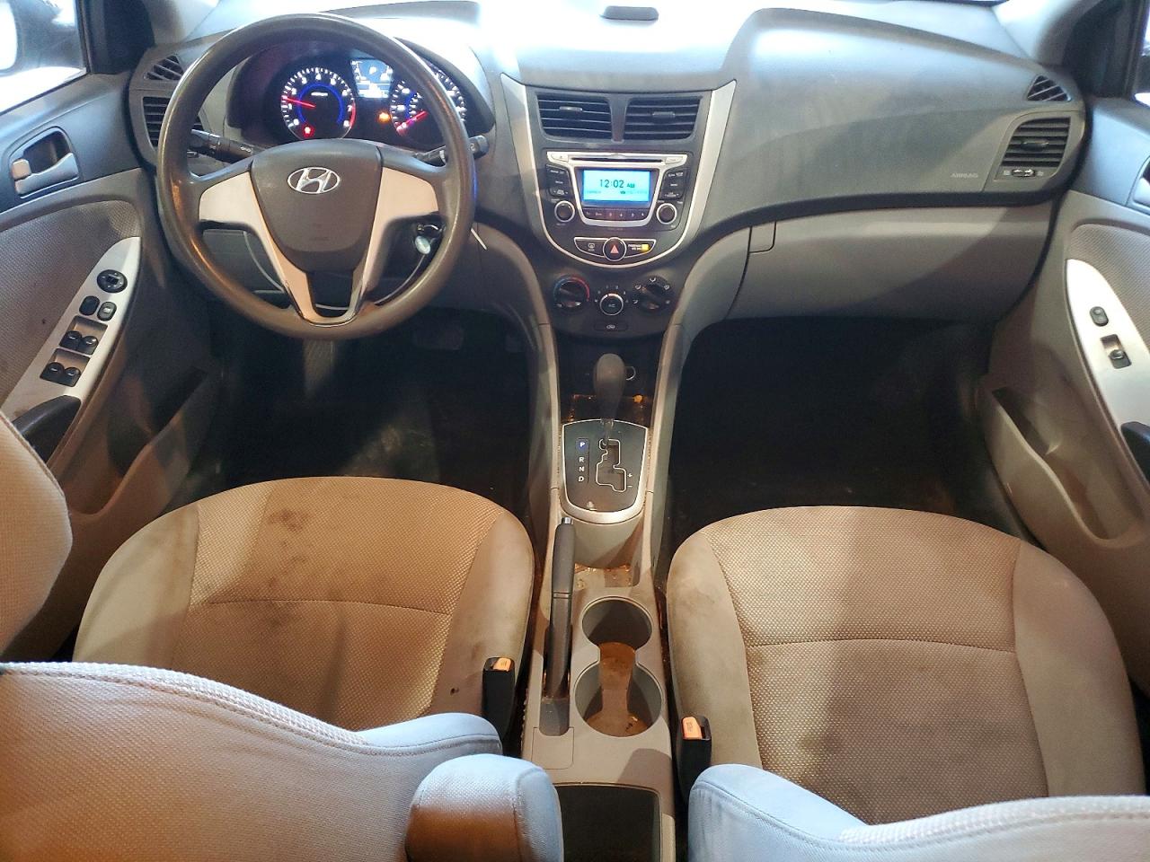 2014 Hyundai Accent Gls Silver vin: KMHCT4AE4EU641069