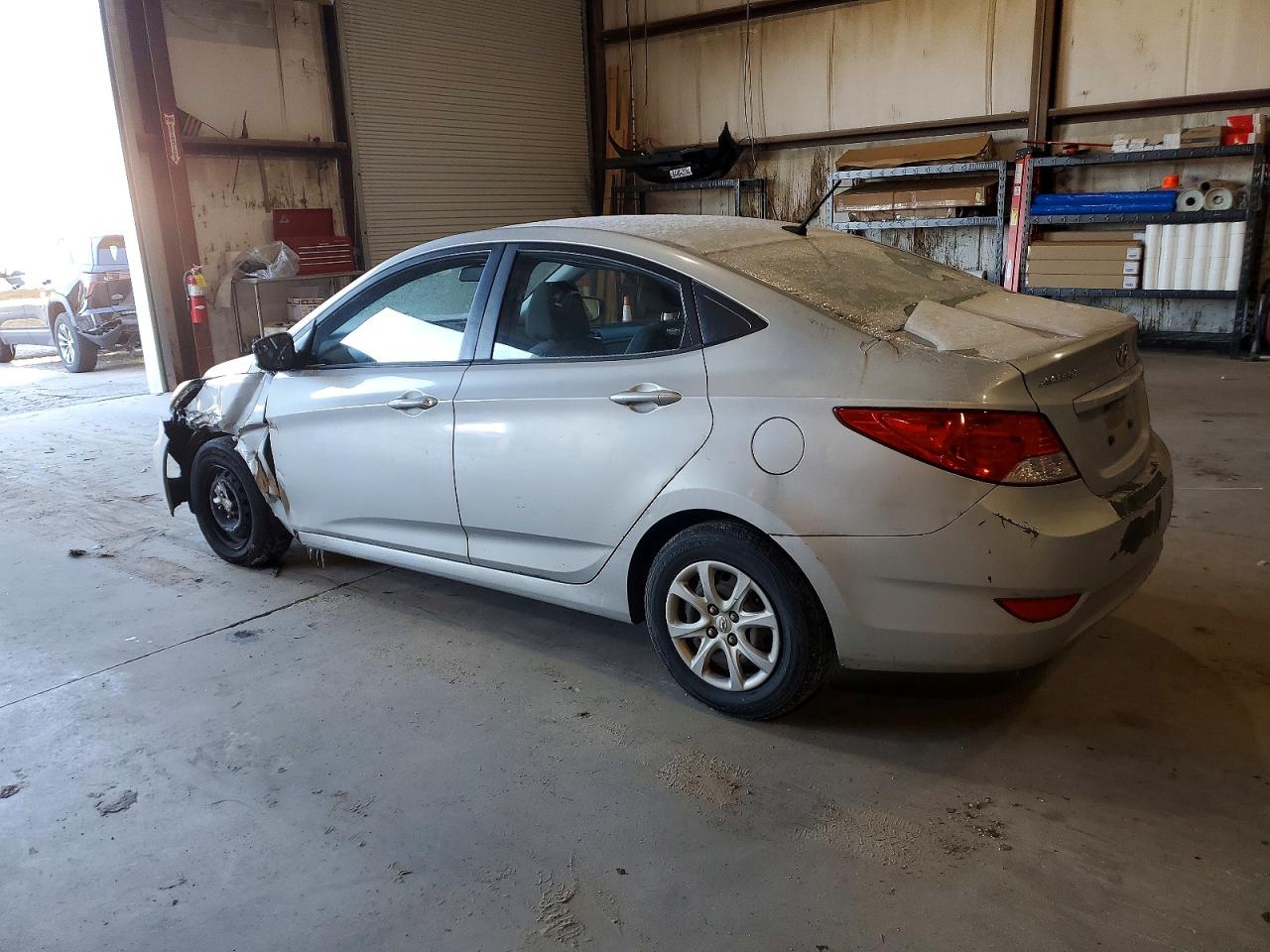 2014 Hyundai Accent Gls Silver vin: KMHCT4AE4EU641069