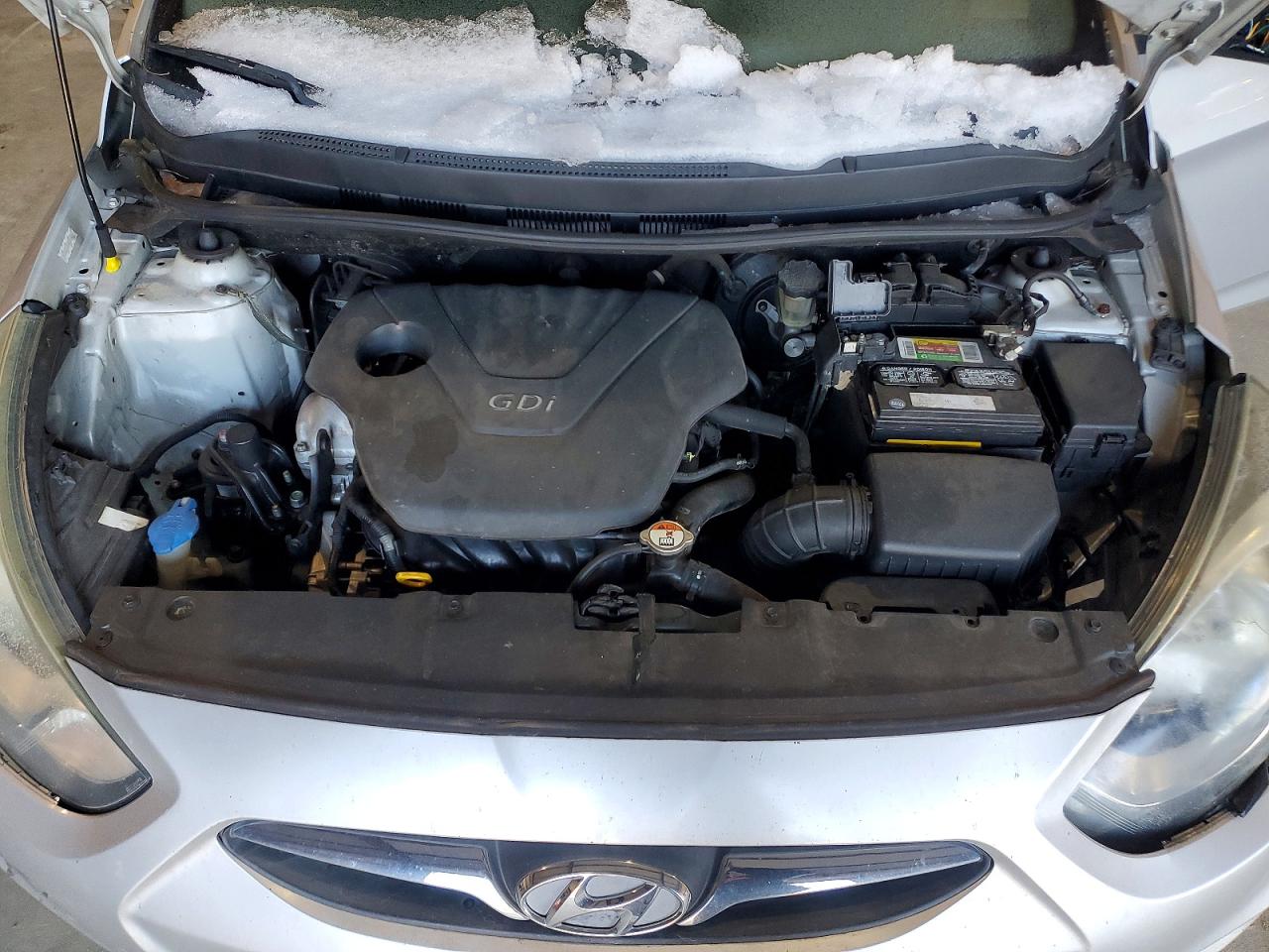 2014 Hyundai Accent Gls Silver vin: KMHCT4AE4EU641069