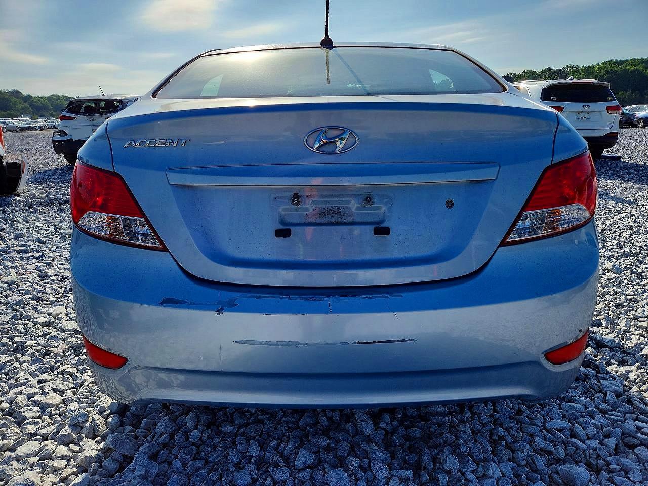 2014 Hyundai Accent Gls Синий vin: KMHCT4AE4EU663010