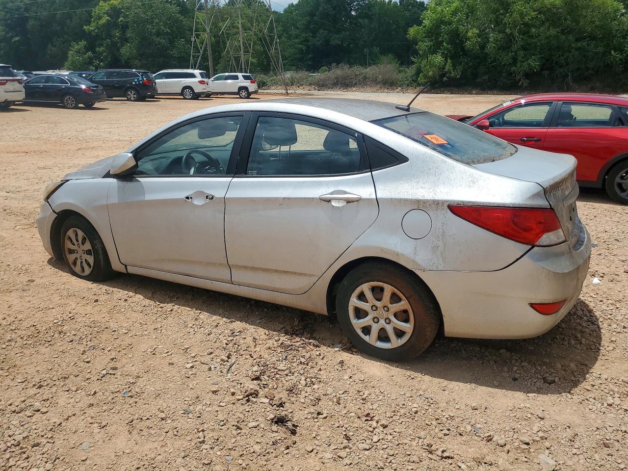 2014 Hyundai Accent Gls Silver vin: KMHCT4AE4EU665680