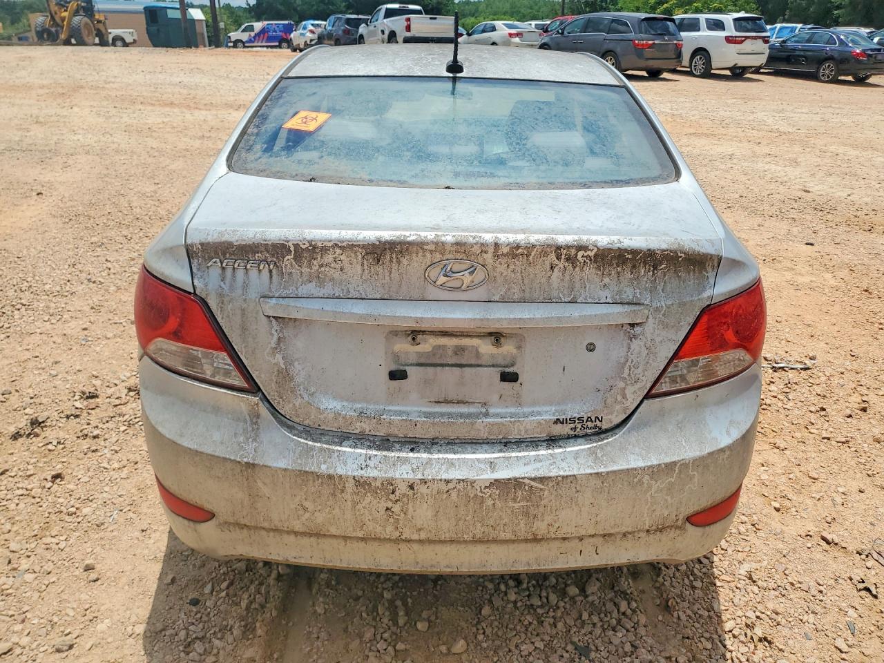 2014 Hyundai Accent Gls Silver vin: KMHCT4AE4EU665680