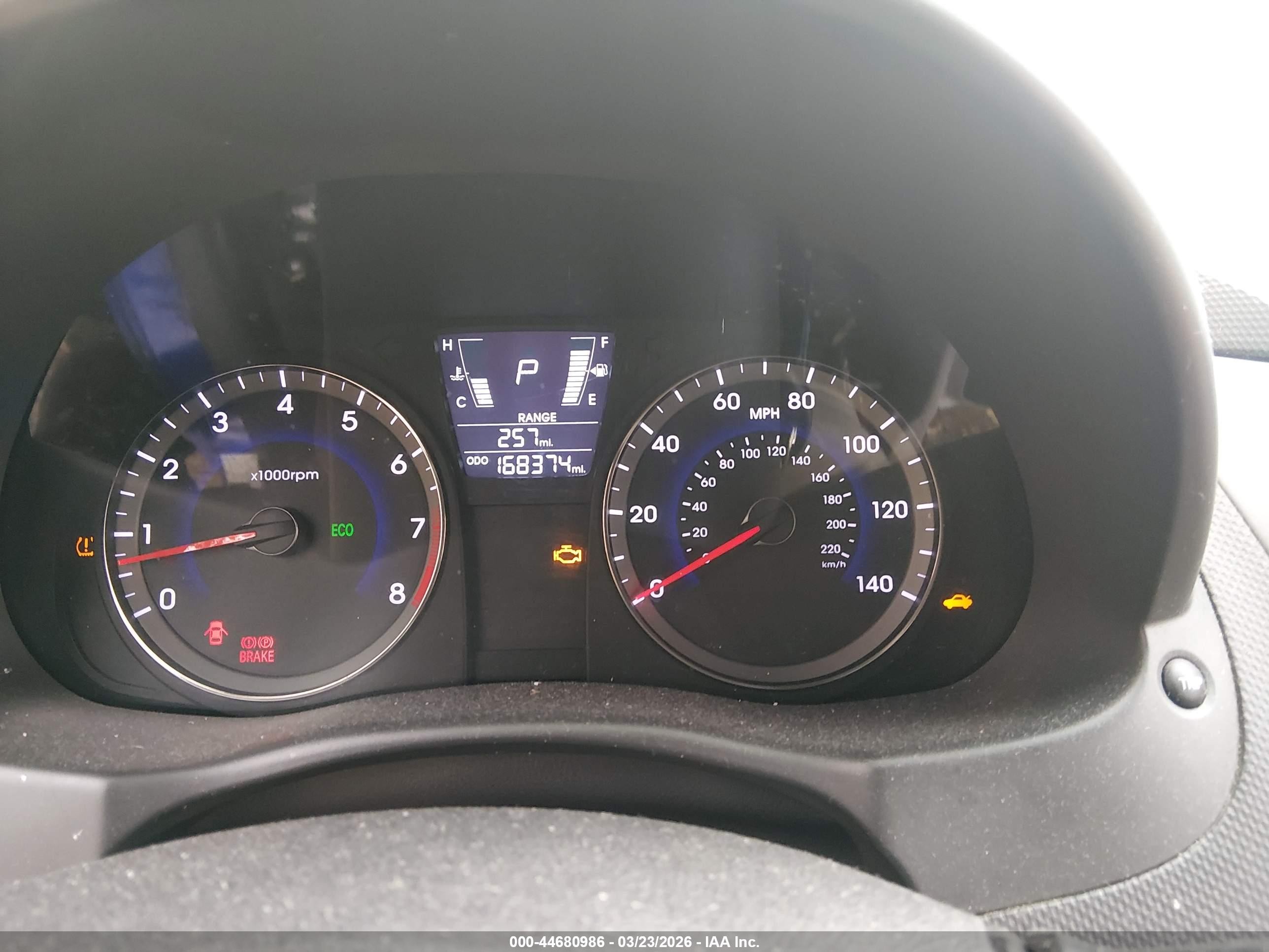 2014 Hyundai Accent Gls Blue vin: KMHCT4AE4EU666893