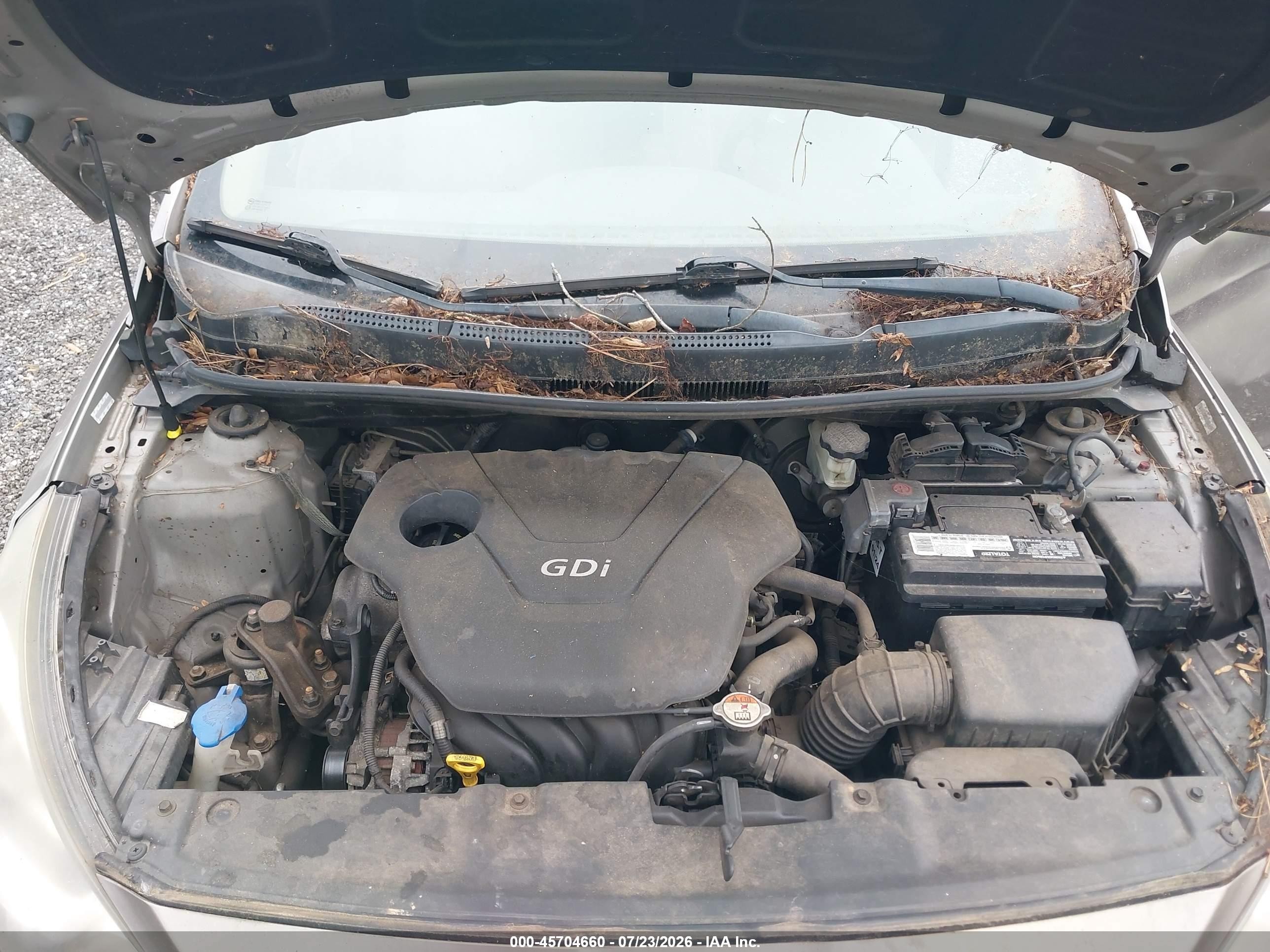 2014 Hyundai Accent Gls Beige vin: KMHCT4AE4EU673570