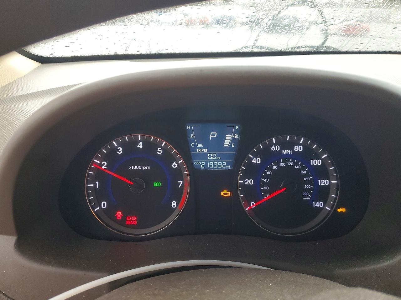 2014 Hyundai Accent Gls White vin: KMHCT4AE4EU684987