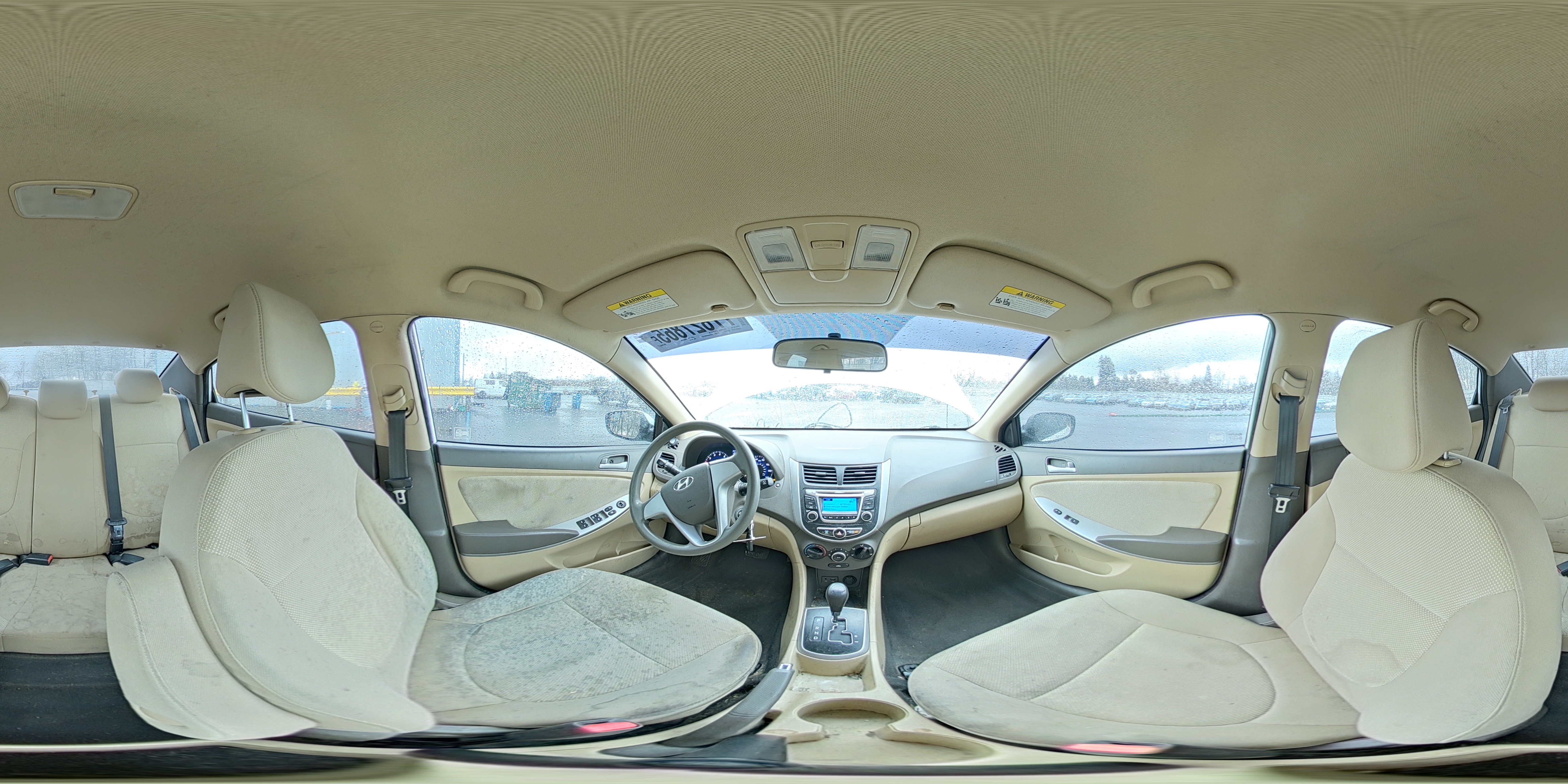 2014 Hyundai Accent Gls White vin: KMHCT4AE4EU684987