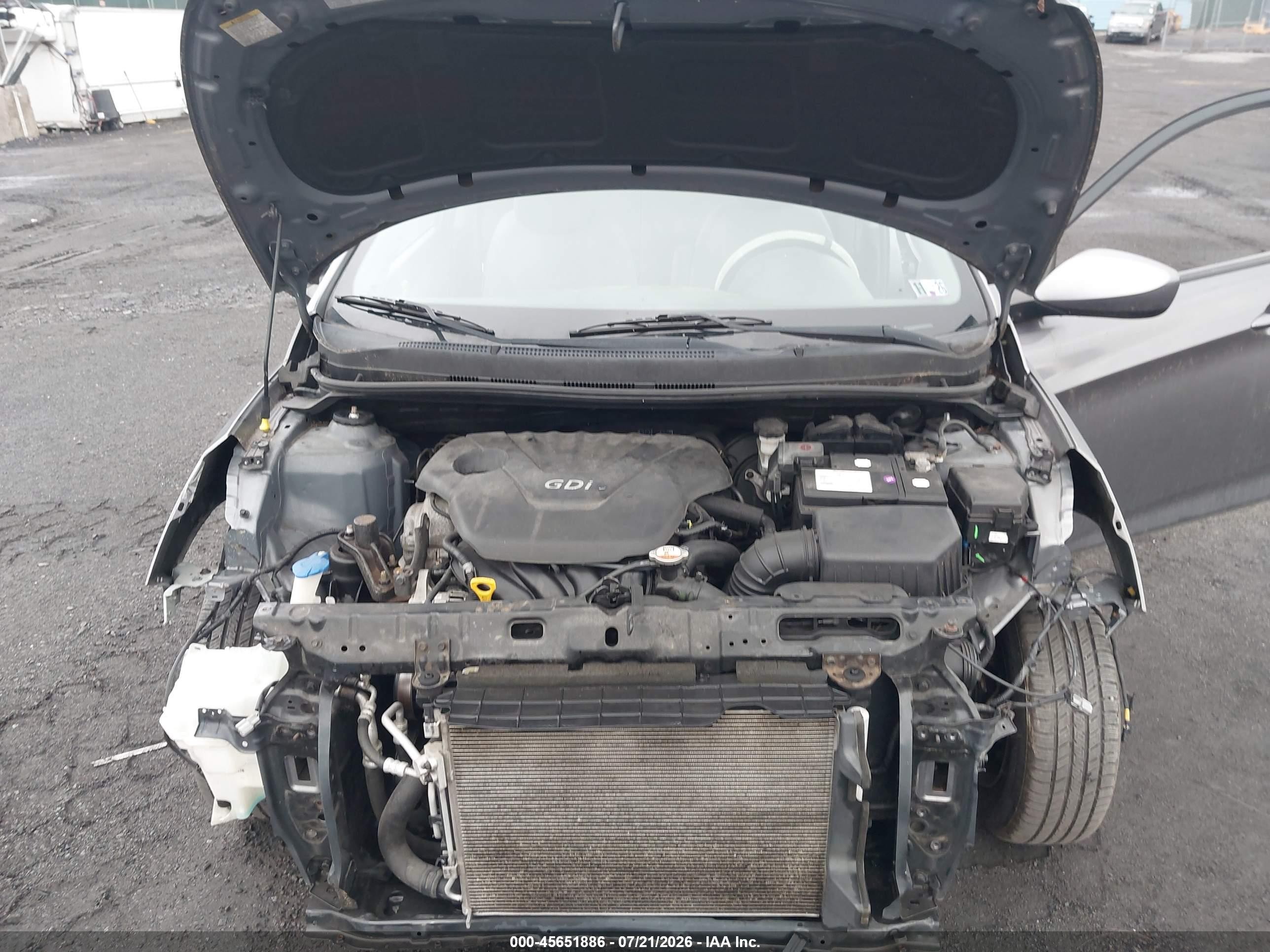 2014 Hyundai Accent Gls Gray vin: KMHCT4AE4EU694161