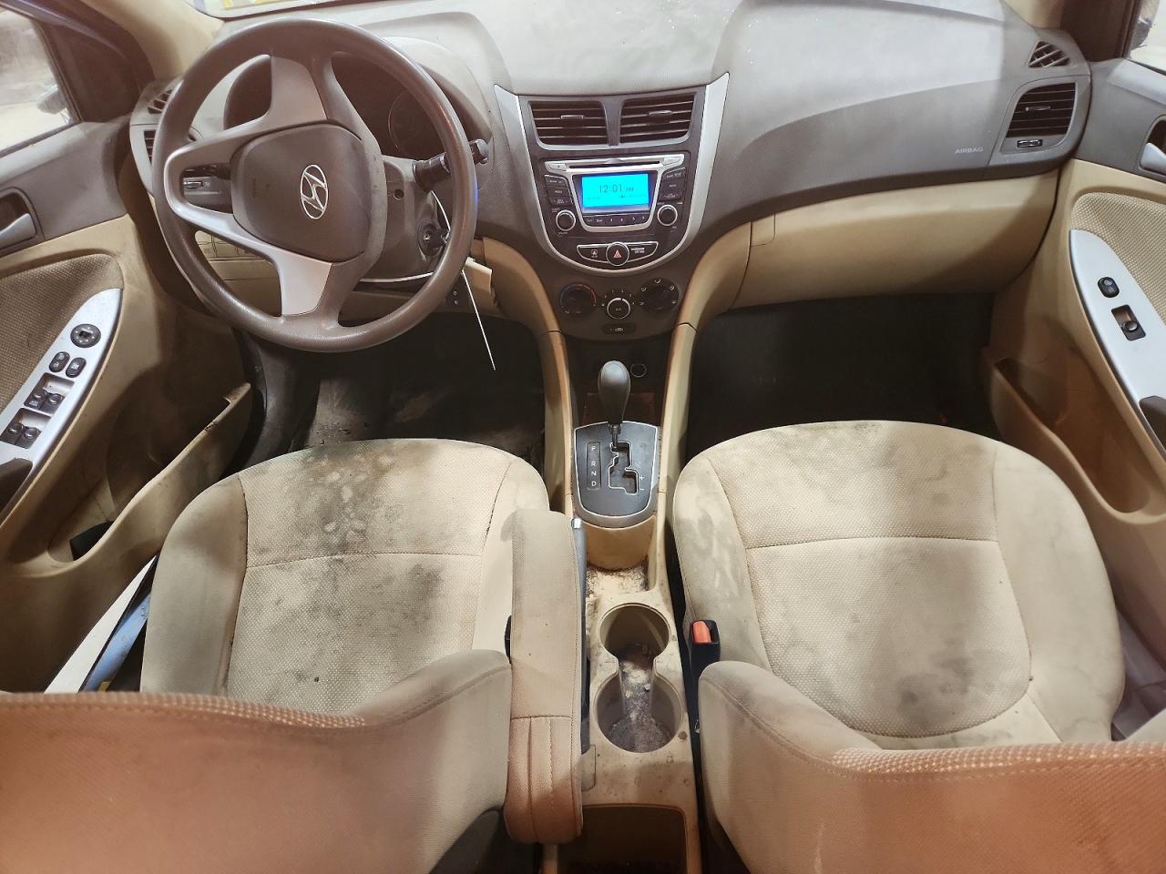 2014 Hyundai Accent Gls Blue vin: KMHCT4AE4EU707152
