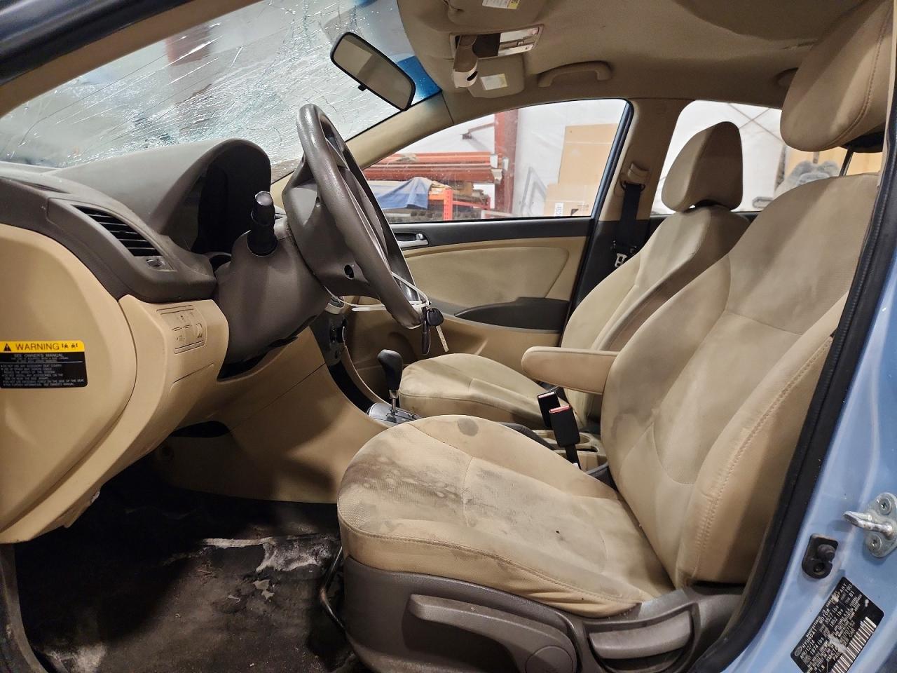 2014 Hyundai Accent Gls Blue vin: KMHCT4AE4EU707152