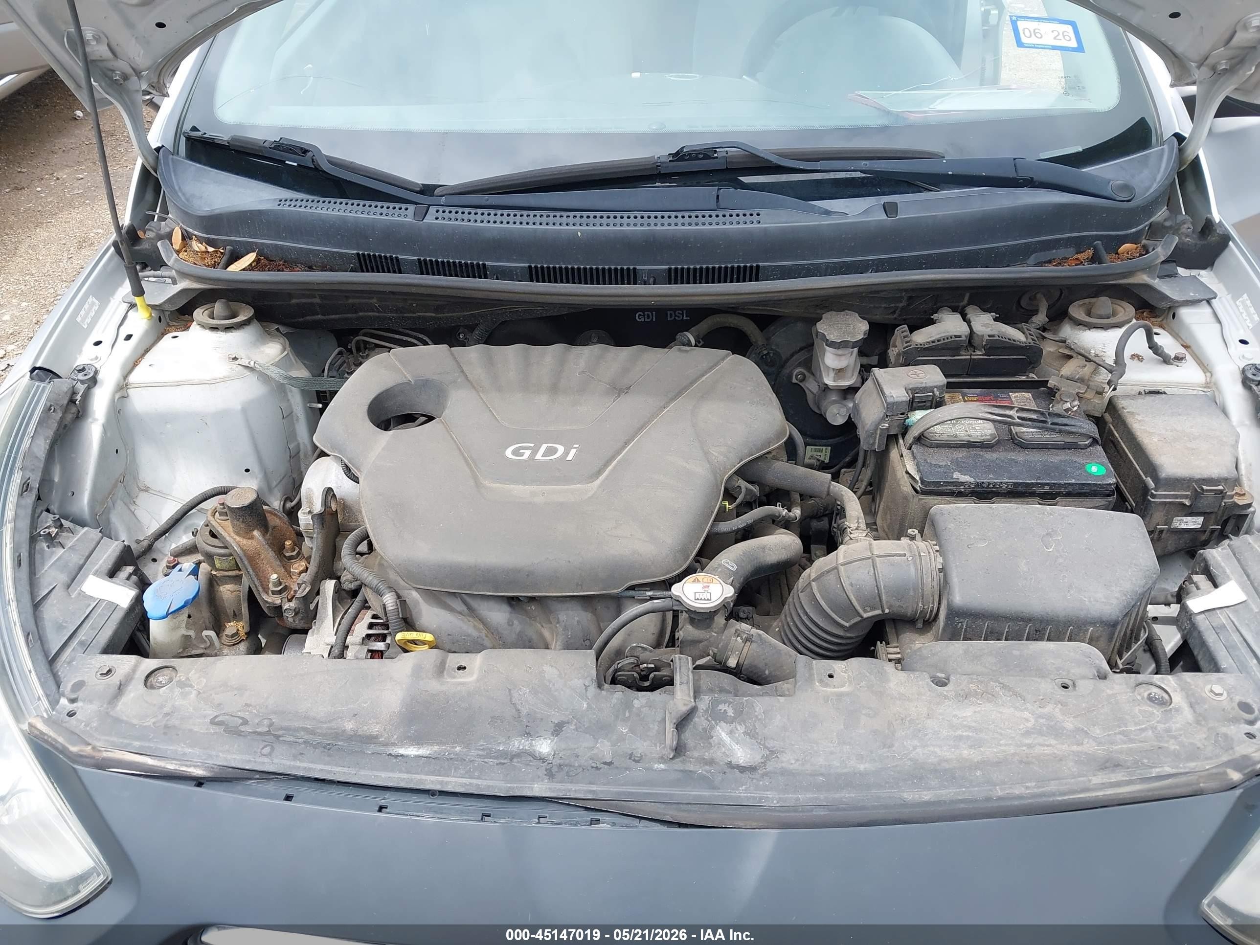 2014 Hyundai Accent Gls Silver vin: KMHCT4AE4EU709418