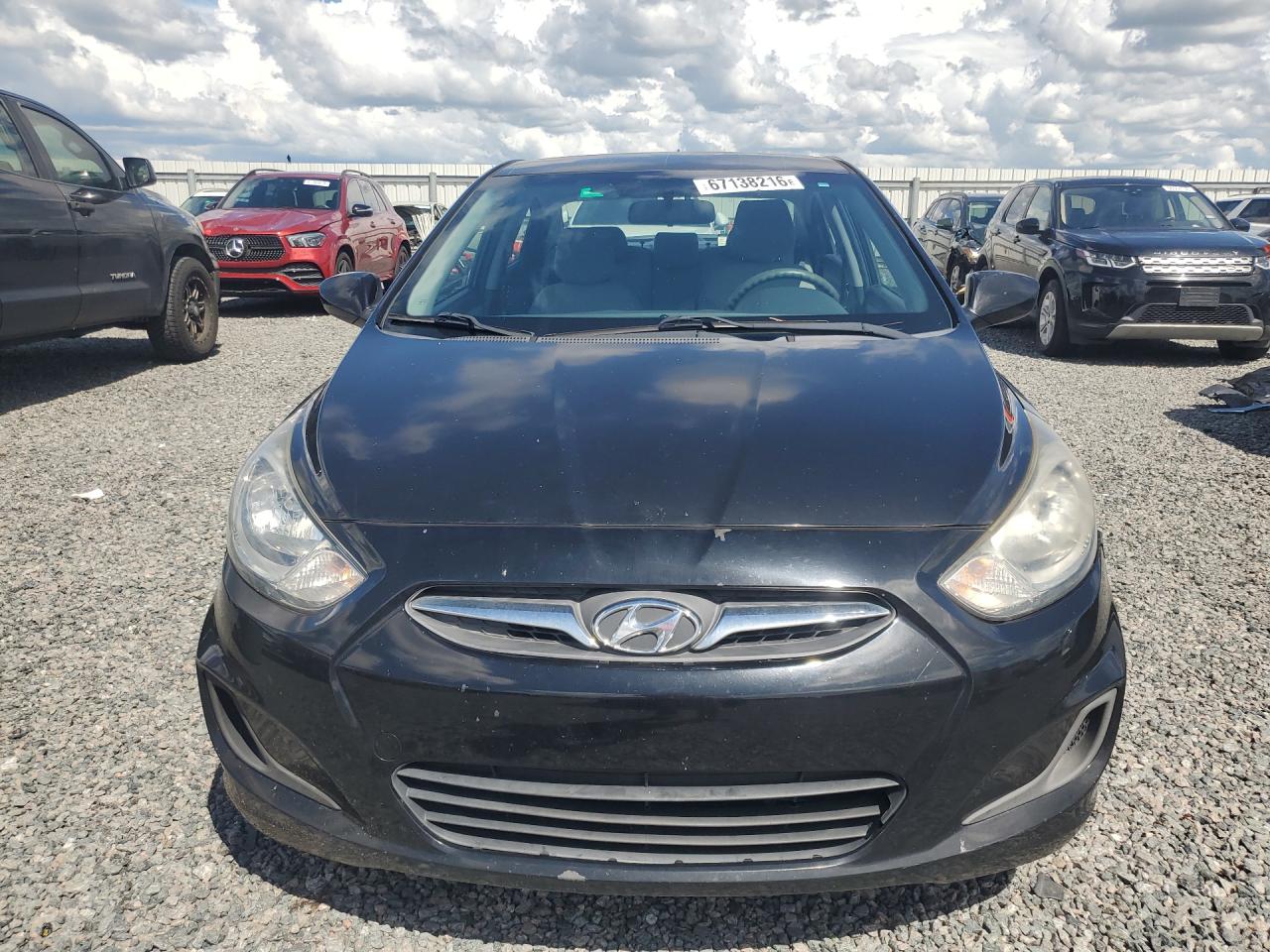 2014 Hyundai Accent Gls Черный vin: KMHCT4AE4EU718202