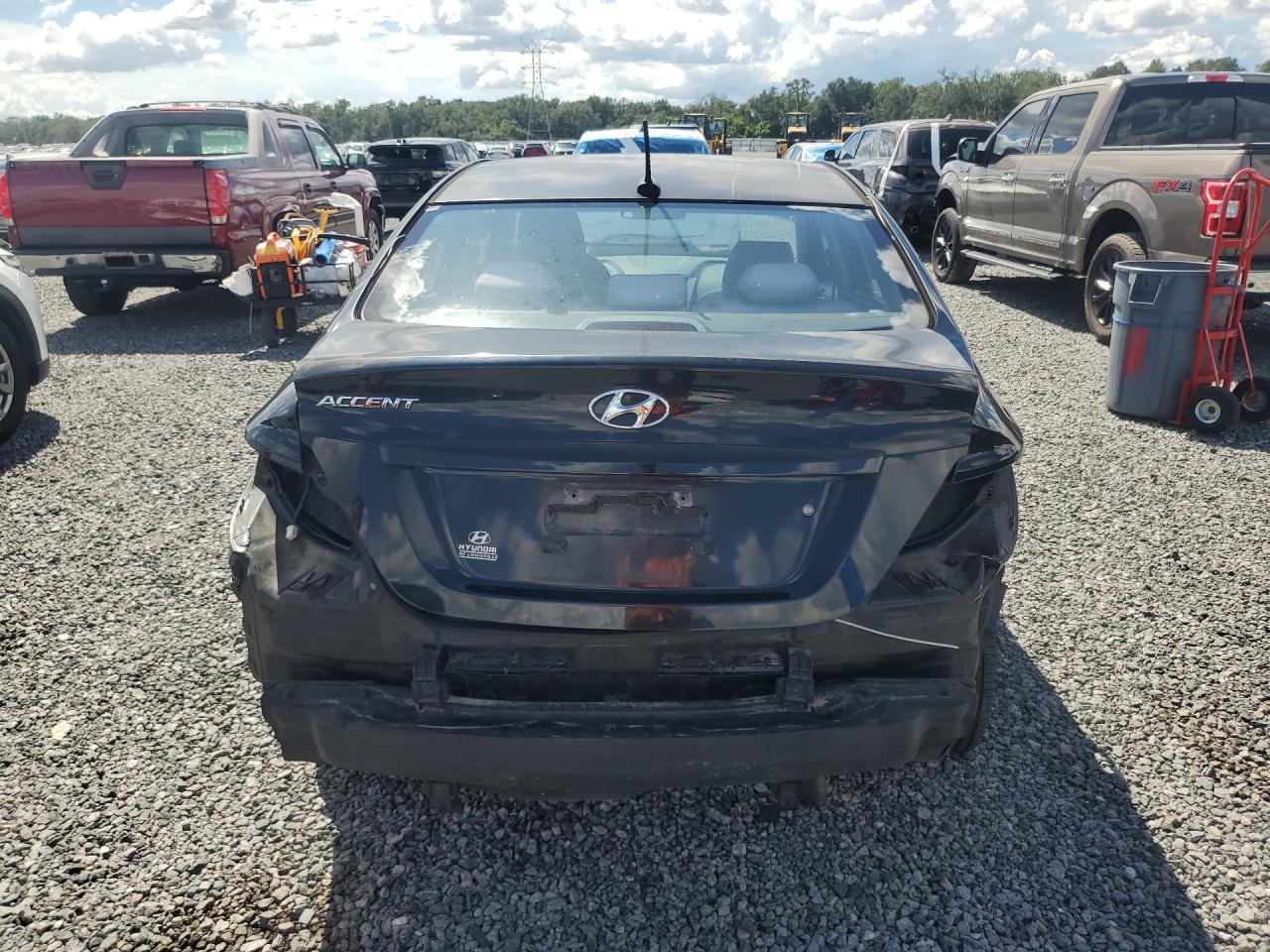 2014 Hyundai Accent Gls Черный vin: KMHCT4AE4EU718202