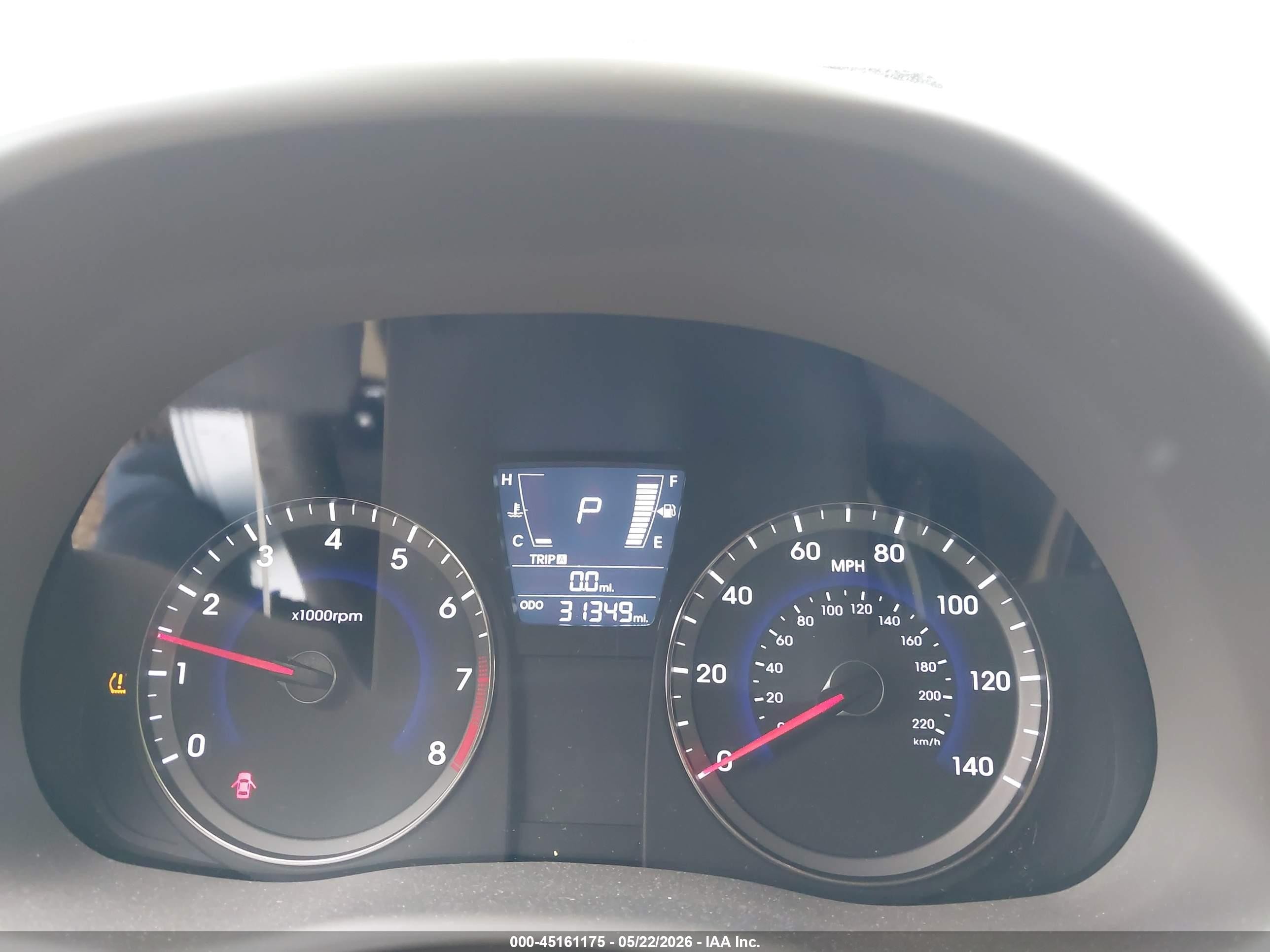 2014 Hyundai Accent Gls Blue vin: KMHCT4AE4EU733704