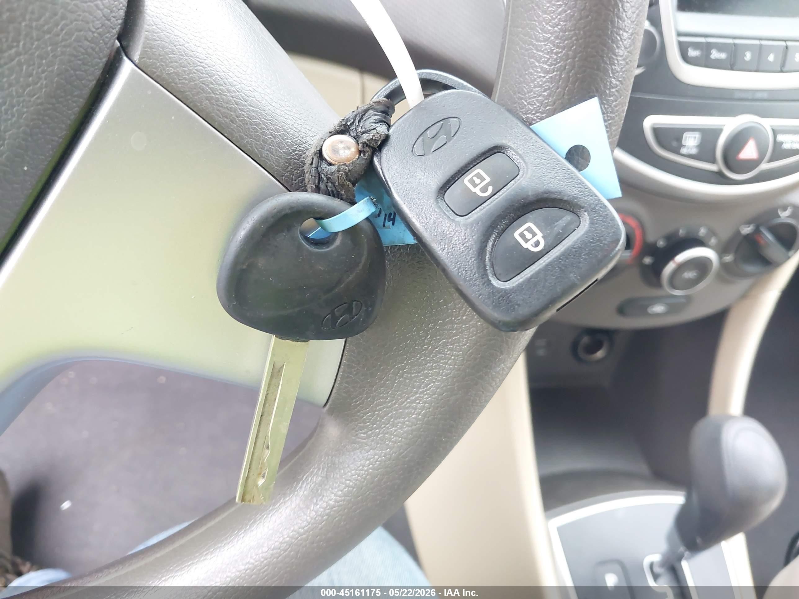 2014 Hyundai Accent Gls Blue vin: KMHCT4AE4EU733704
