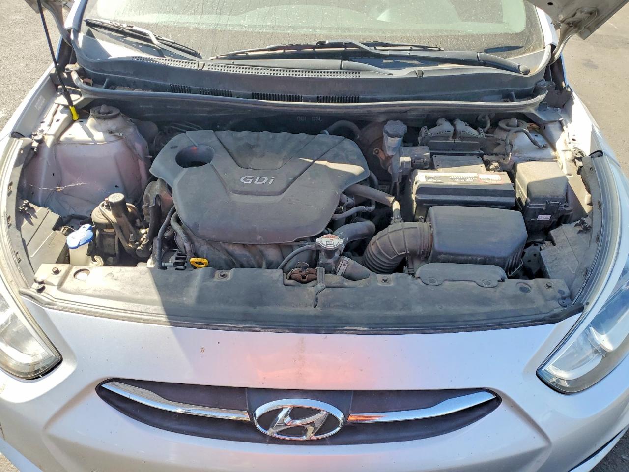 2015 Hyundai Accent Gls Silver vin: KMHCT4AE4FU795024