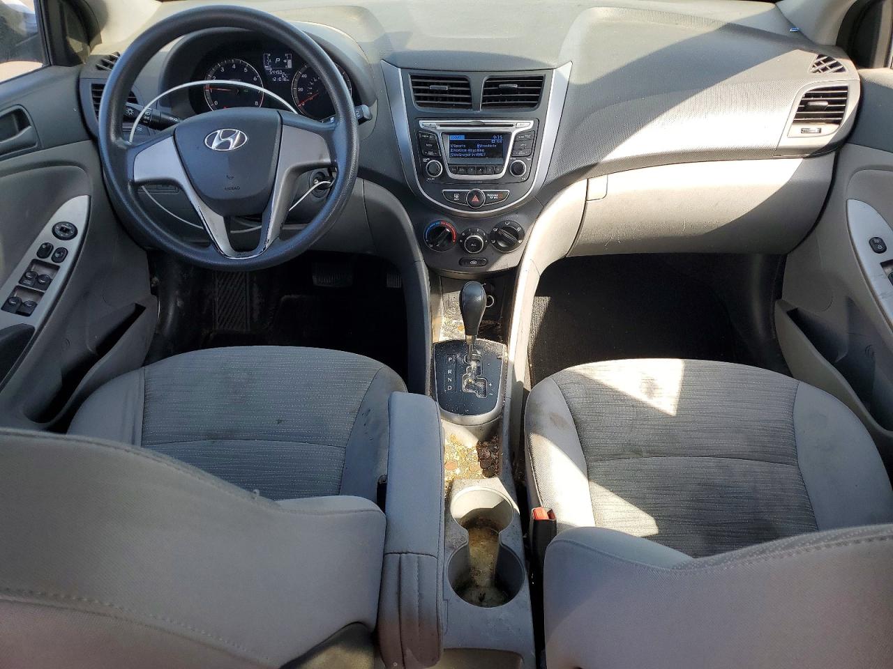 2015 Hyundai Accent Gls Silver vin: KMHCT4AE4FU795024
