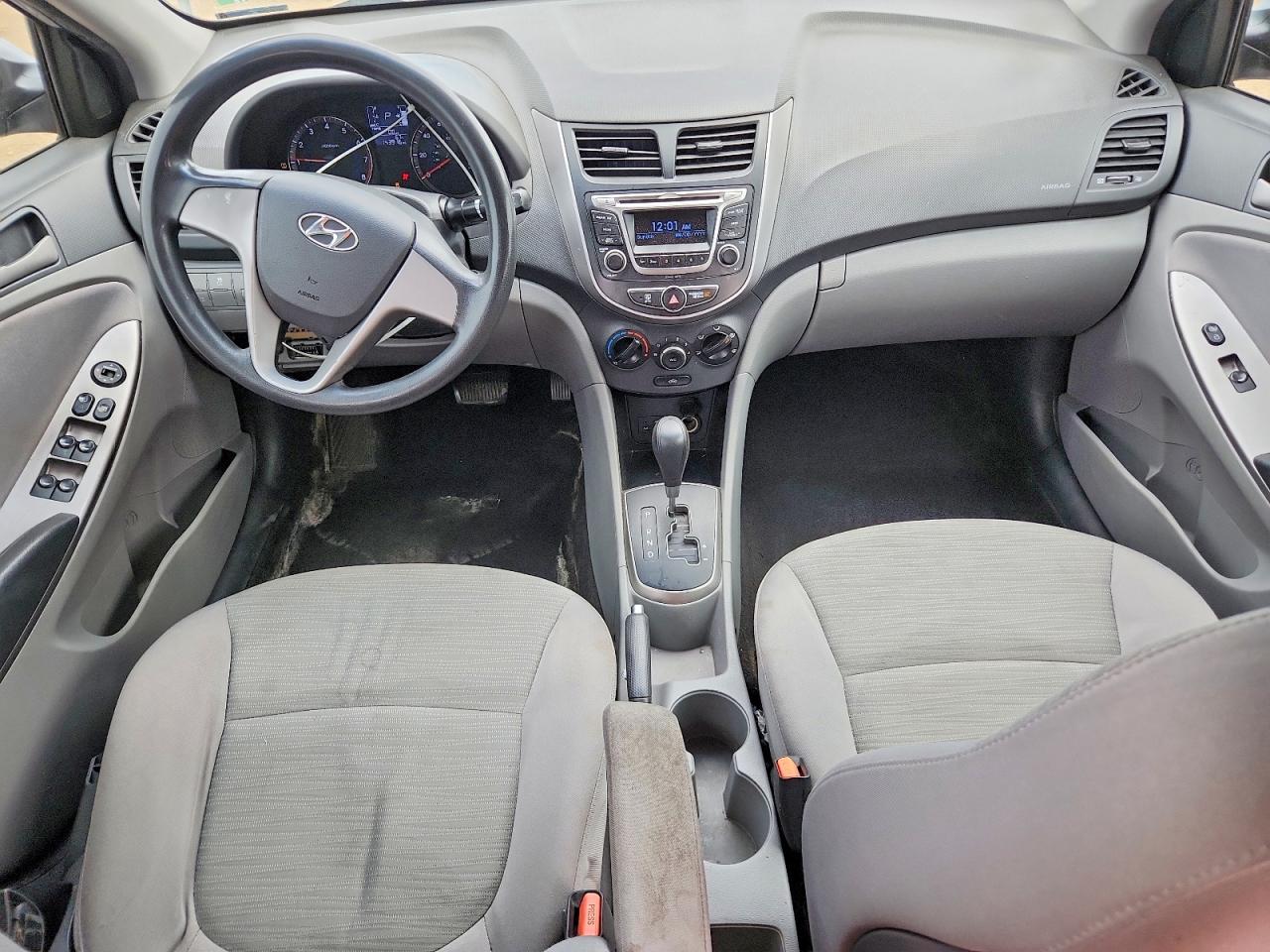 2015 Hyundai Accent Gls Silver vin: KMHCT4AE4FU799686