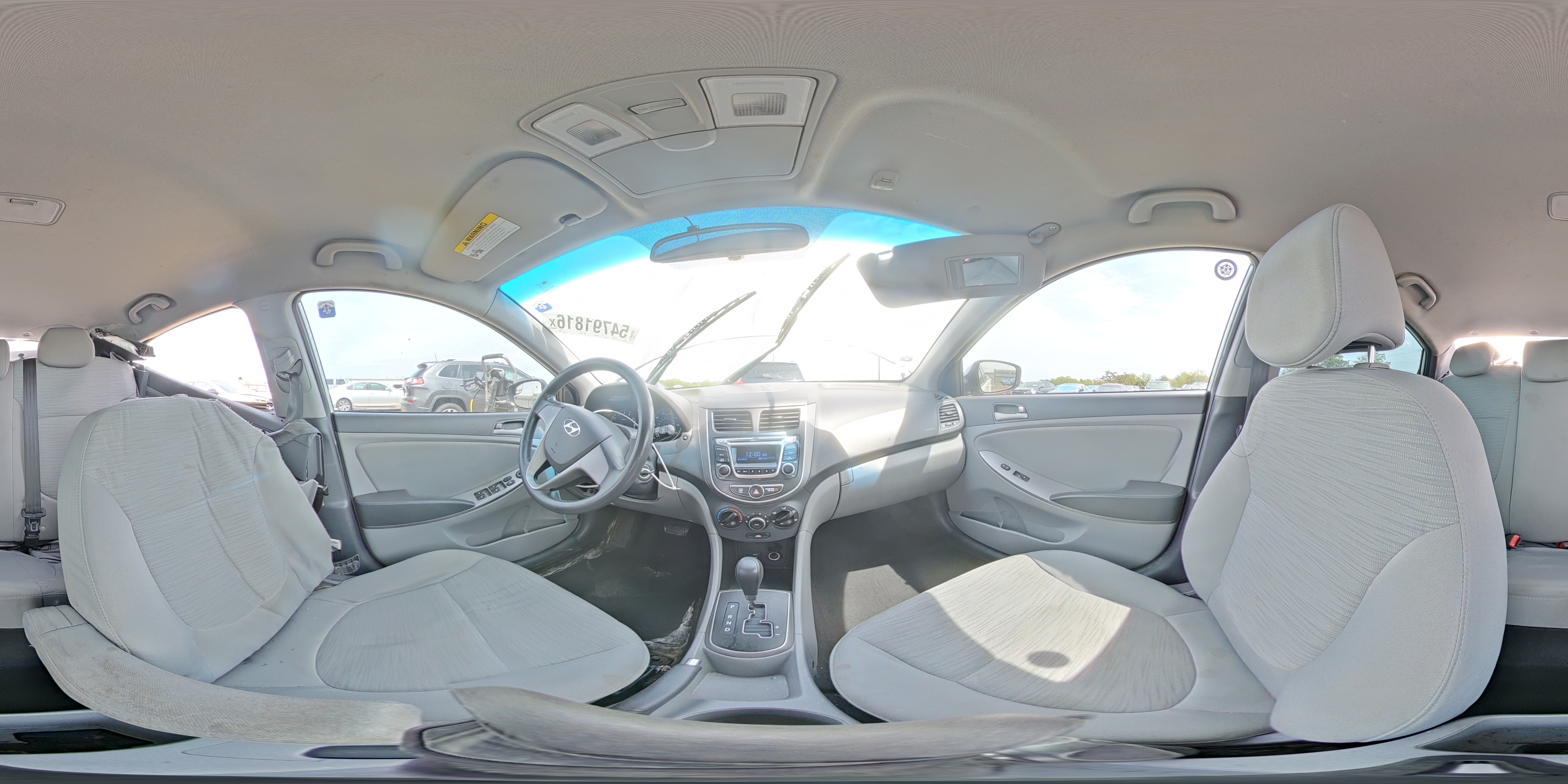 2015 Hyundai Accent Gls Silver vin: KMHCT4AE4FU799686