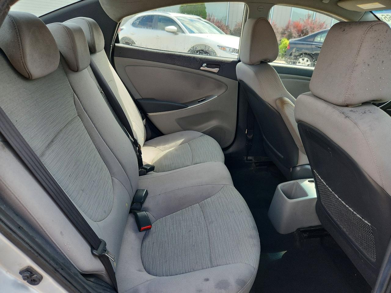 2015 Hyundai Accent Gls Silver vin: KMHCT4AE4FU803512