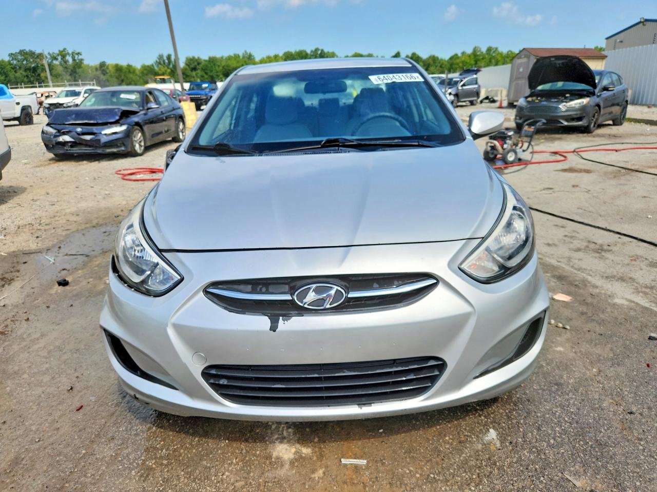 2015 Hyundai Accent Gls Silver vin: KMHCT4AE4FU803512