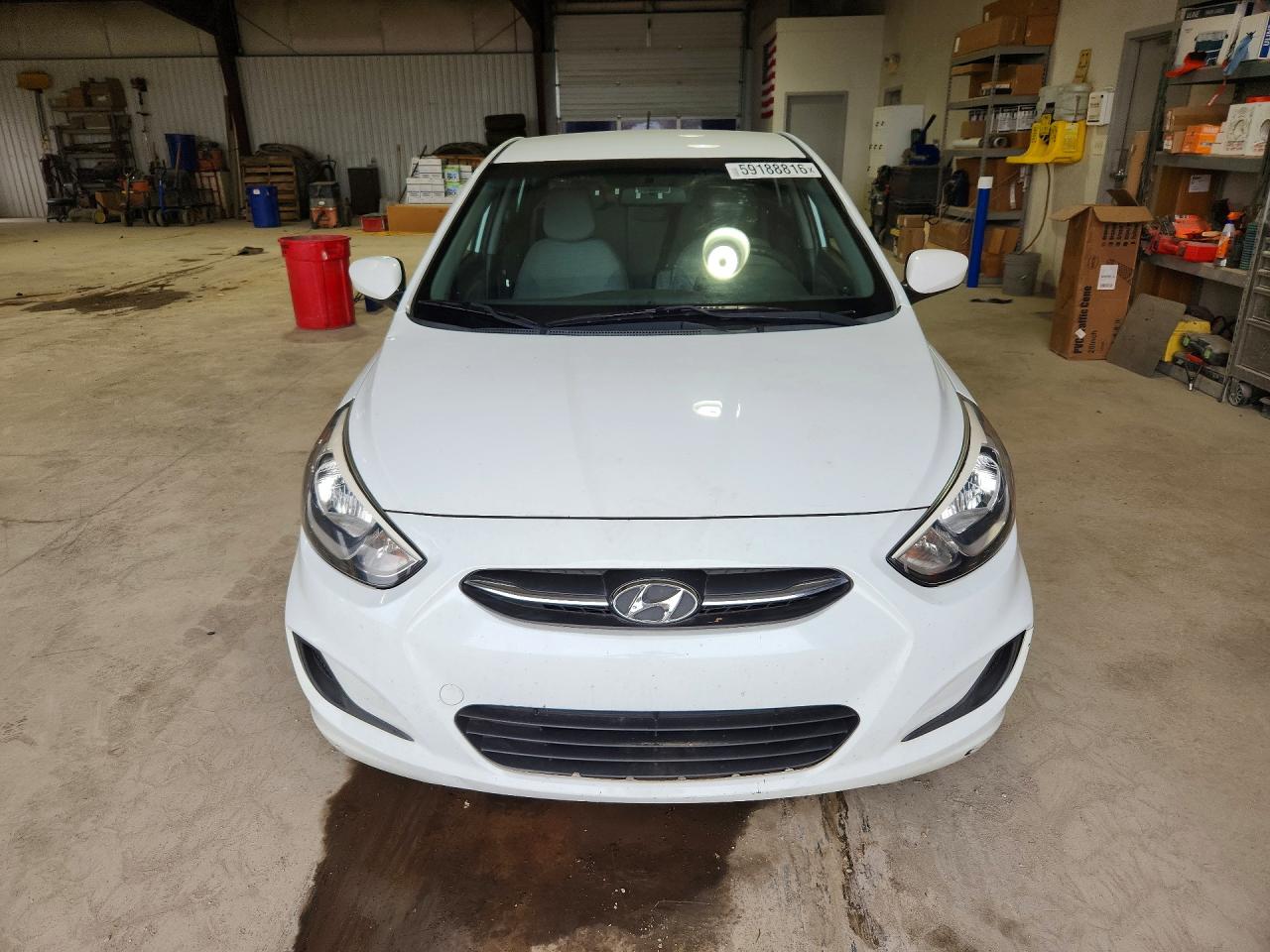 2015 Hyundai Accent Gls White vin: KMHCT4AE4FU847011