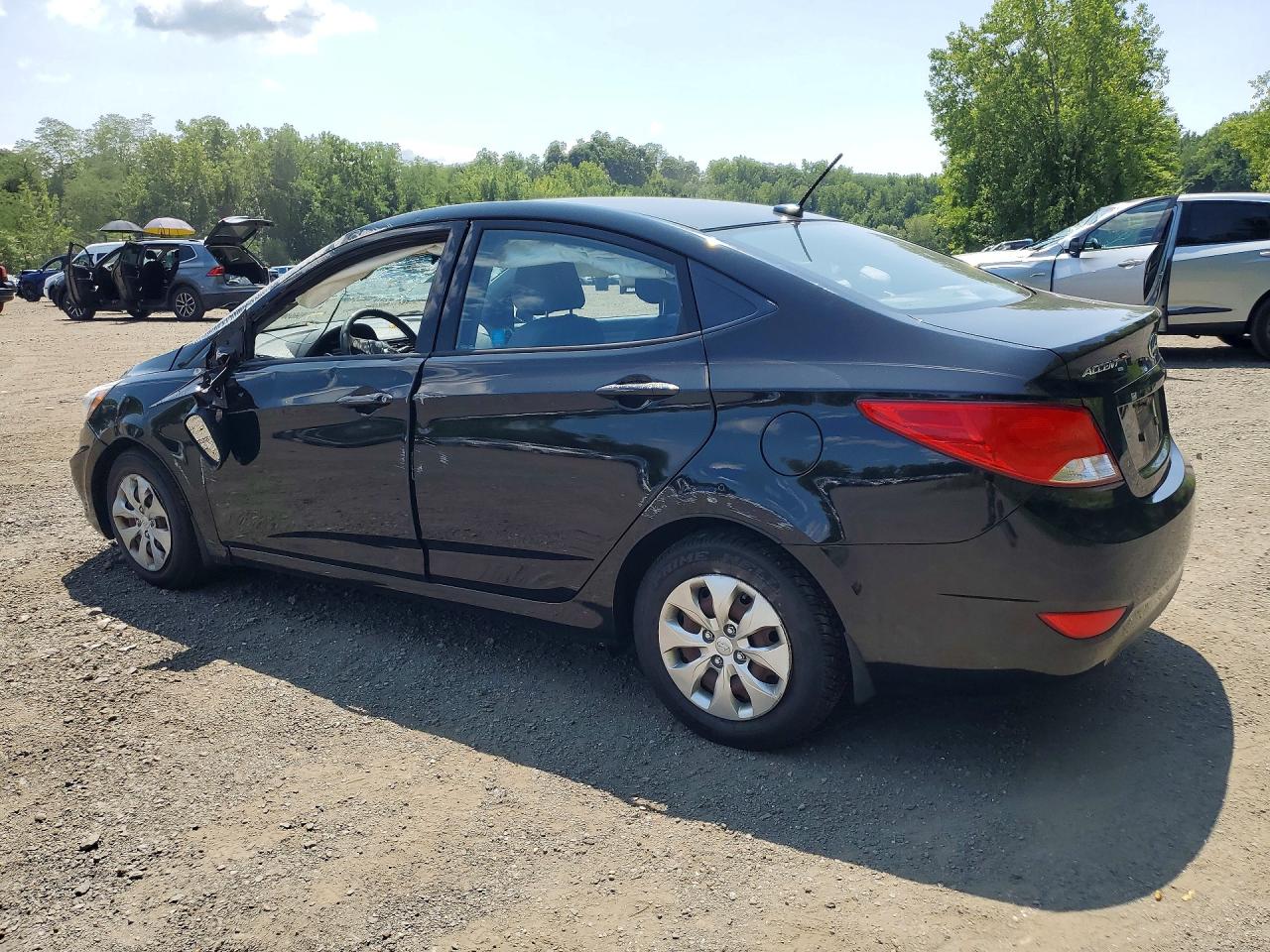 2015 Hyundai Accent Gls Black vin: KMHCT4AE4FU871387
