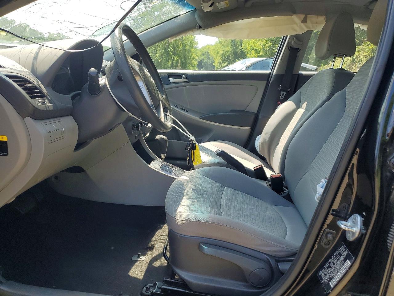 2015 Hyundai Accent Gls Black vin: KMHCT4AE4FU871387