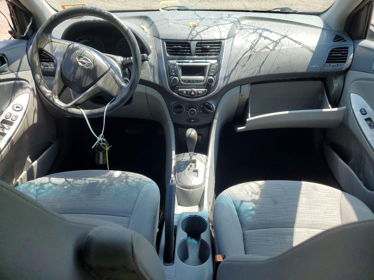 2015 Hyundai Accent Gls Black vin: KMHCT4AE4FU871387