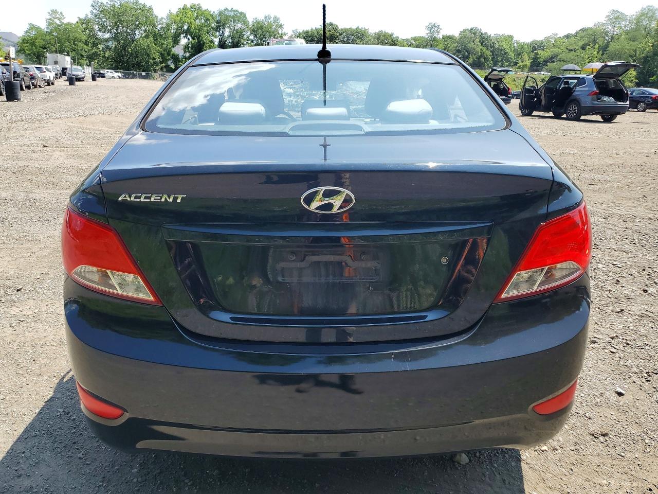 2015 Hyundai Accent Gls Black vin: KMHCT4AE4FU871387