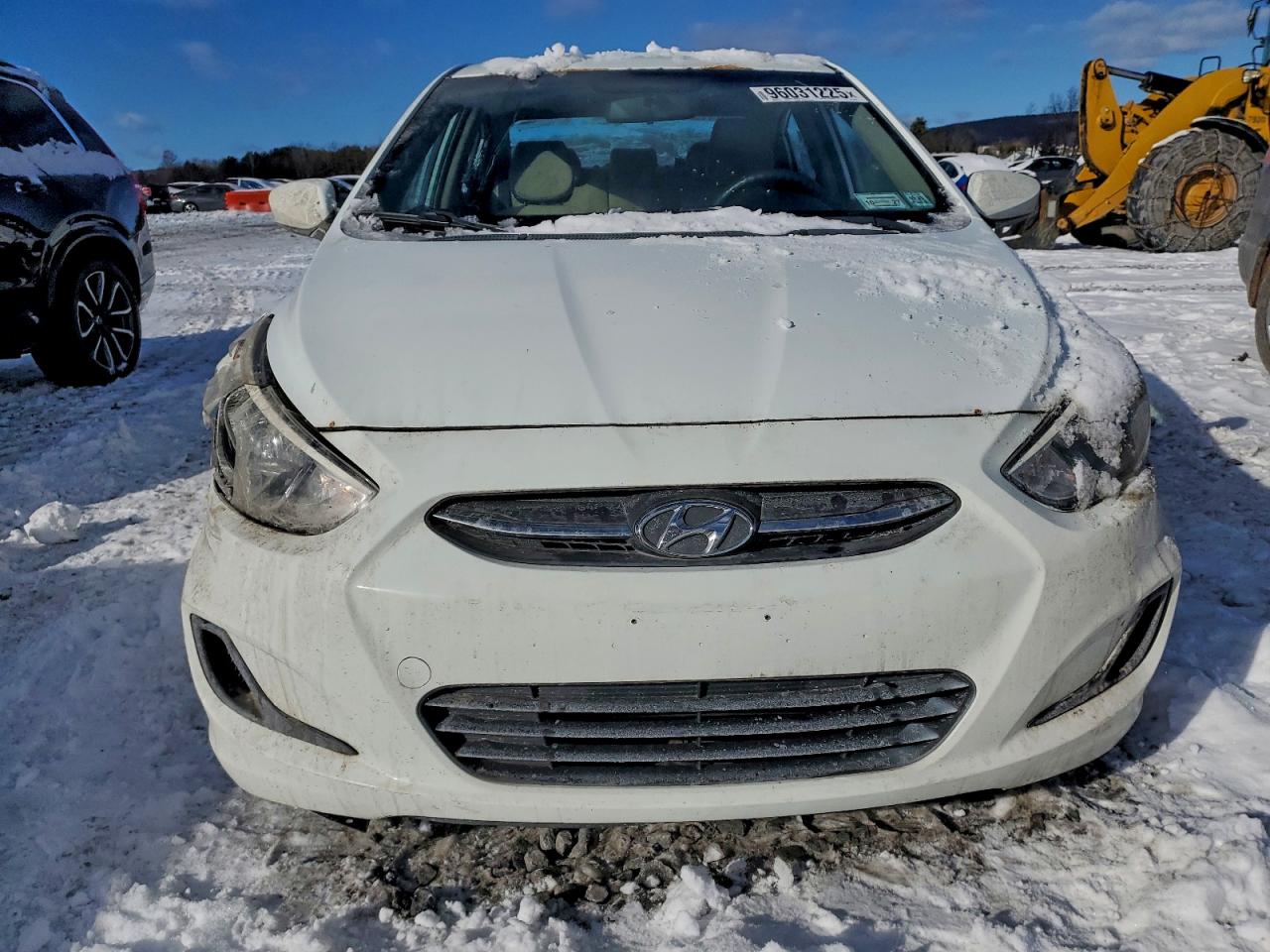 2015 Hyundai Accent Gls White vin: KMHCT4AE4FU905487