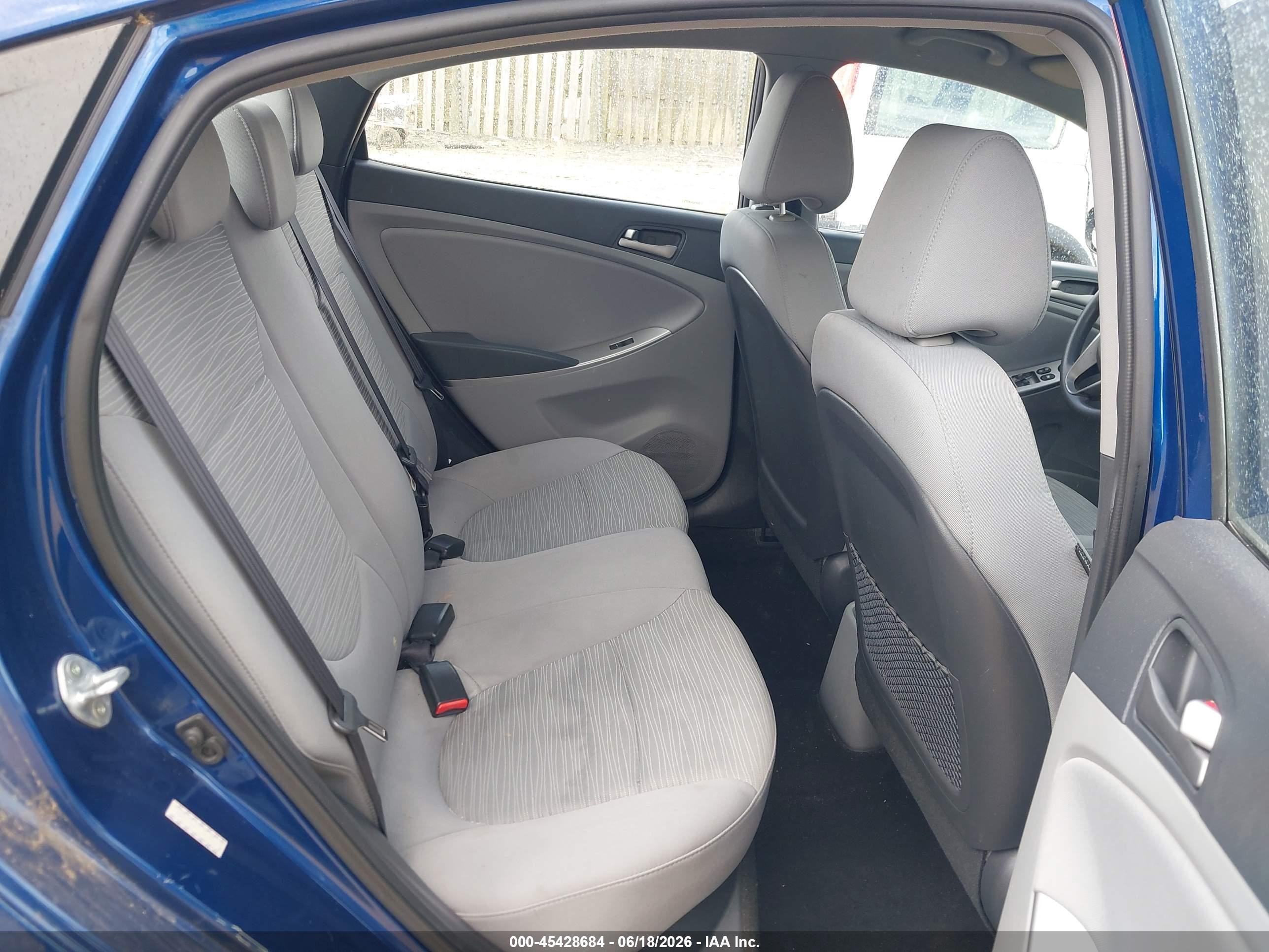 2015 Hyundai Accent Gls Blue vin: KMHCT4AE4FU915064
