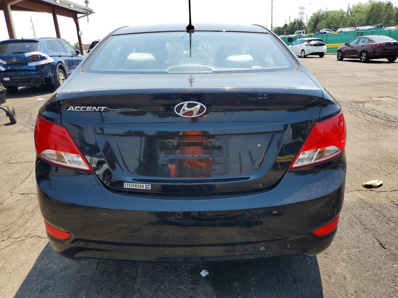 2015 Hyundai Accent Gls Black vin: KMHCT4AE4FU922841