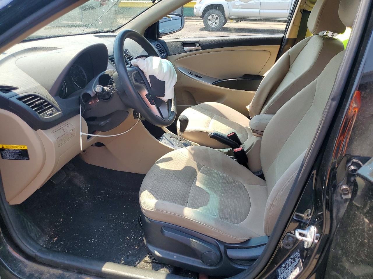 2015 Hyundai Accent Gls Black vin: KMHCT4AE4FU922841