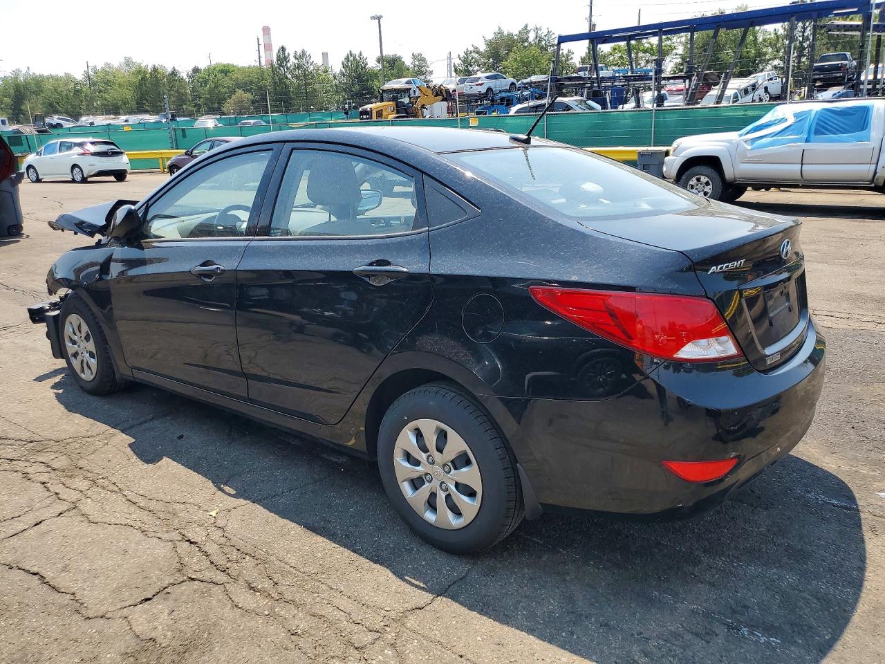 2015 Hyundai Accent Gls Black vin: KMHCT4AE4FU922841